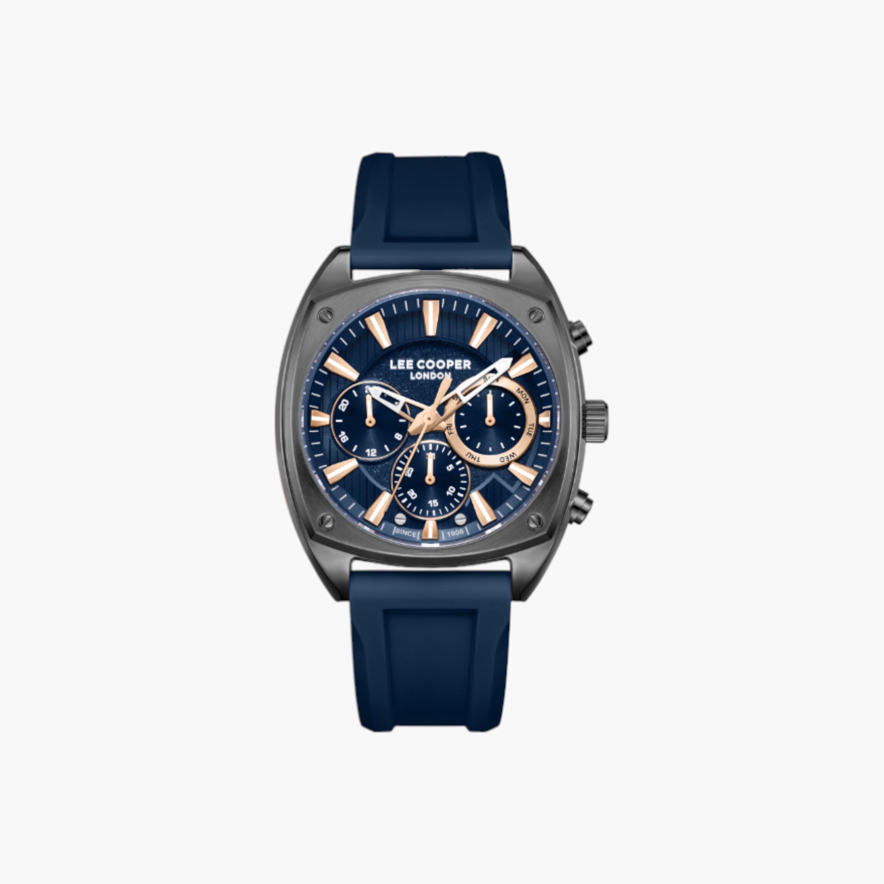 لي كوبر ساعة كرونوغراف رجالية، حزام سيليكون-men-watchesandjewellery-watches-image-1