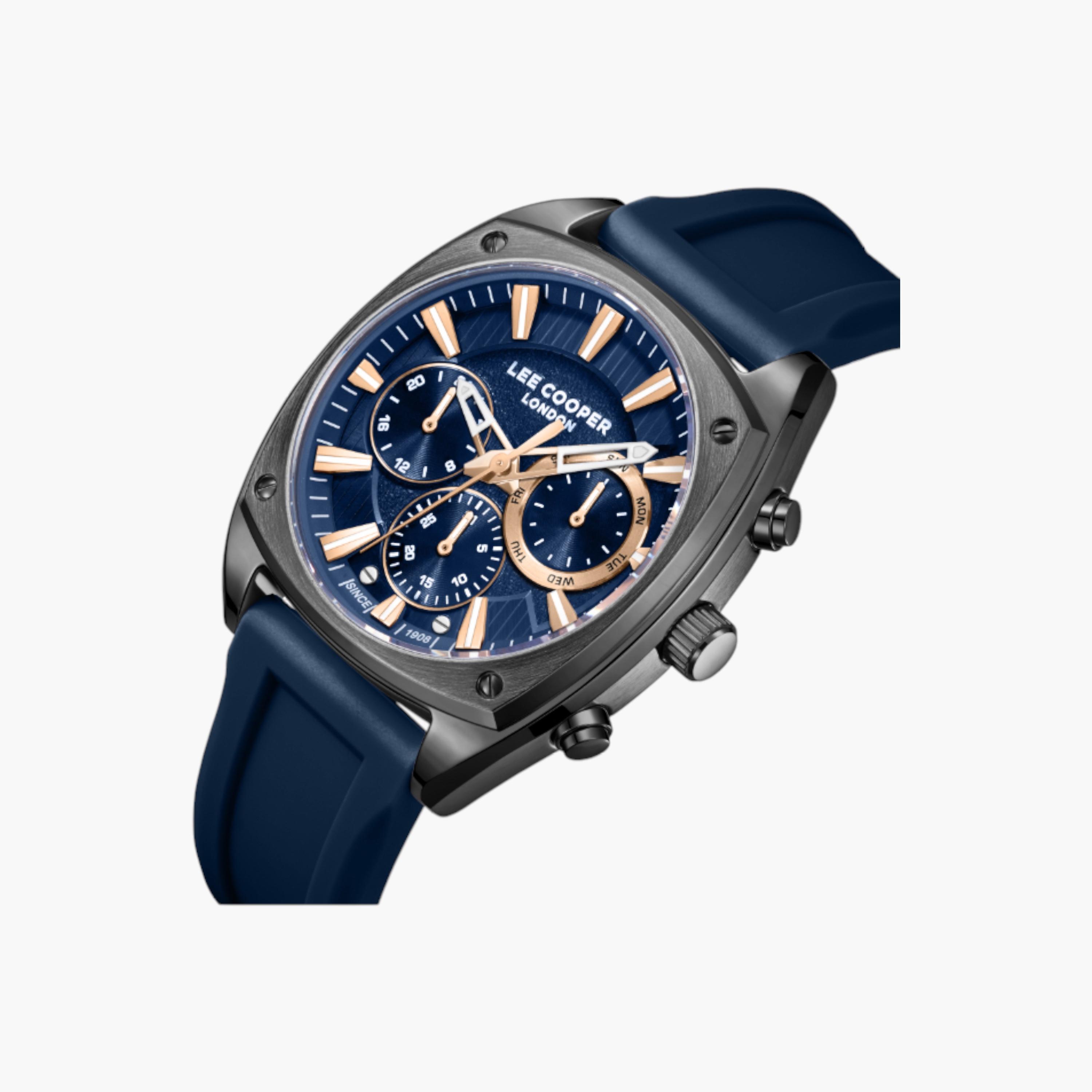 لي كوبر ساعة كرونوغراف رجالية، حزام سيليكون-men-watchesandjewellery-watches-image-2