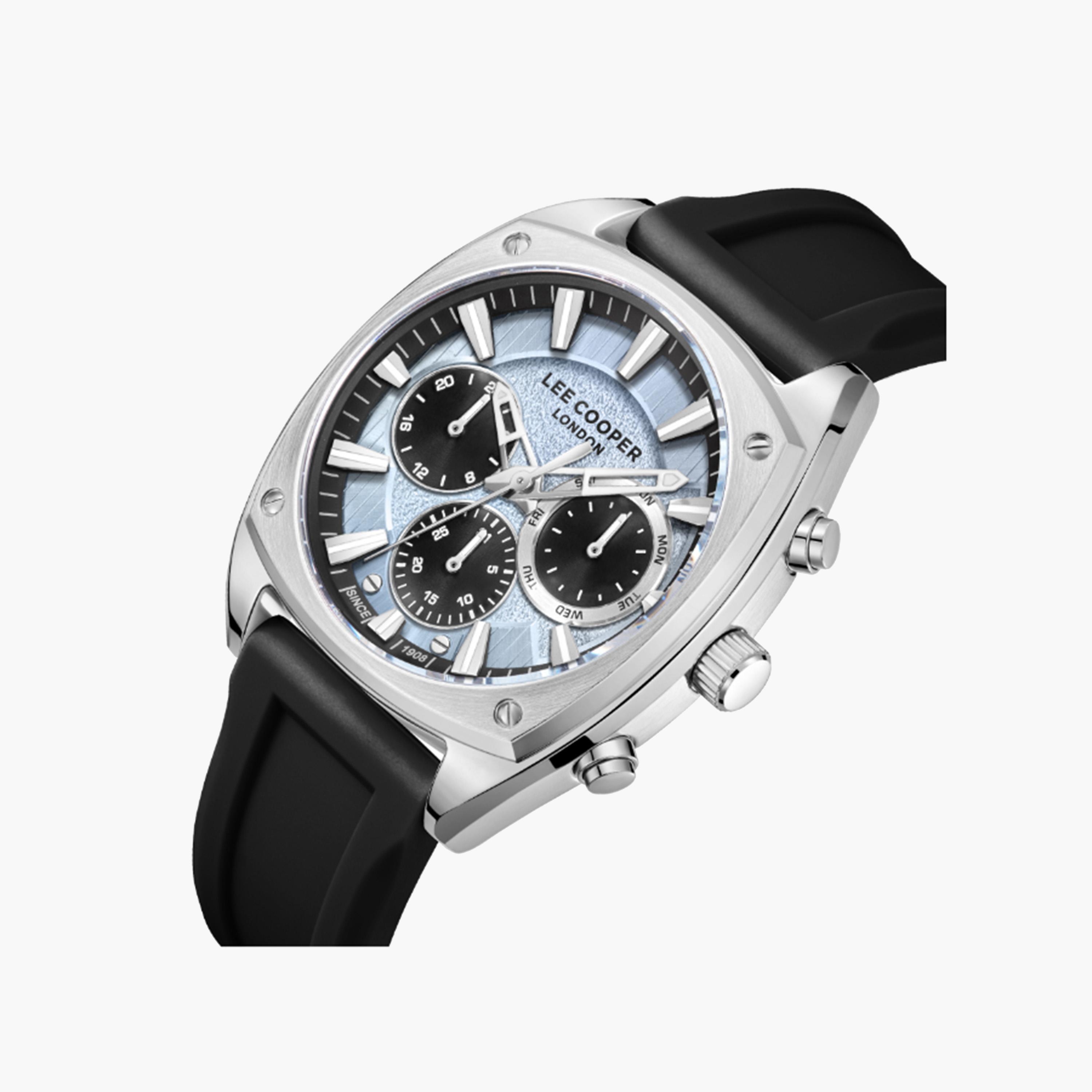 Lee Cooper Multifunction Display Men's Watch, Black Silicone-men-watchesandjewellery-watches-image-2