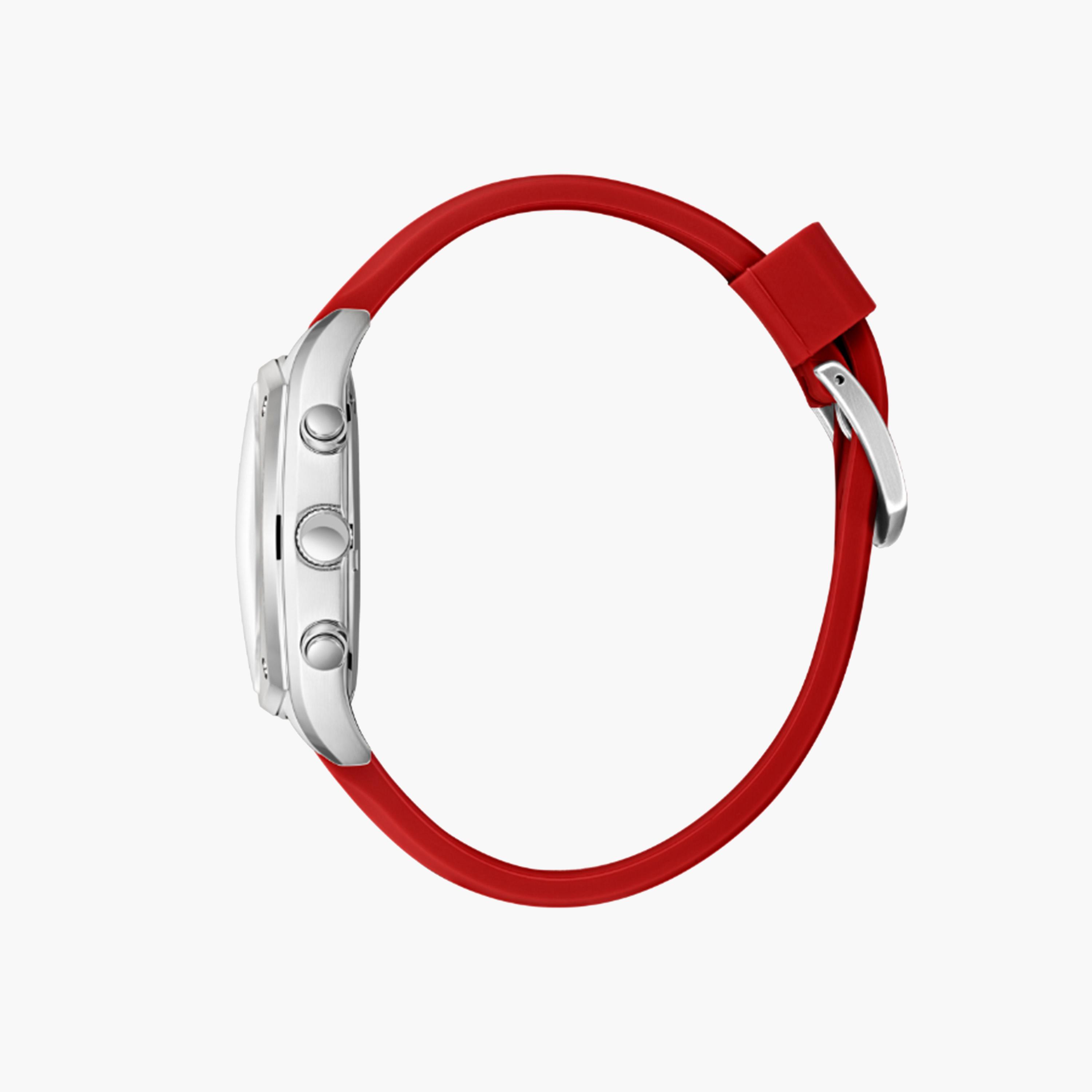 Lee Cooper Red Silicone Strap Chronograph Watch-men-watchesandjewellery-watches-image-3