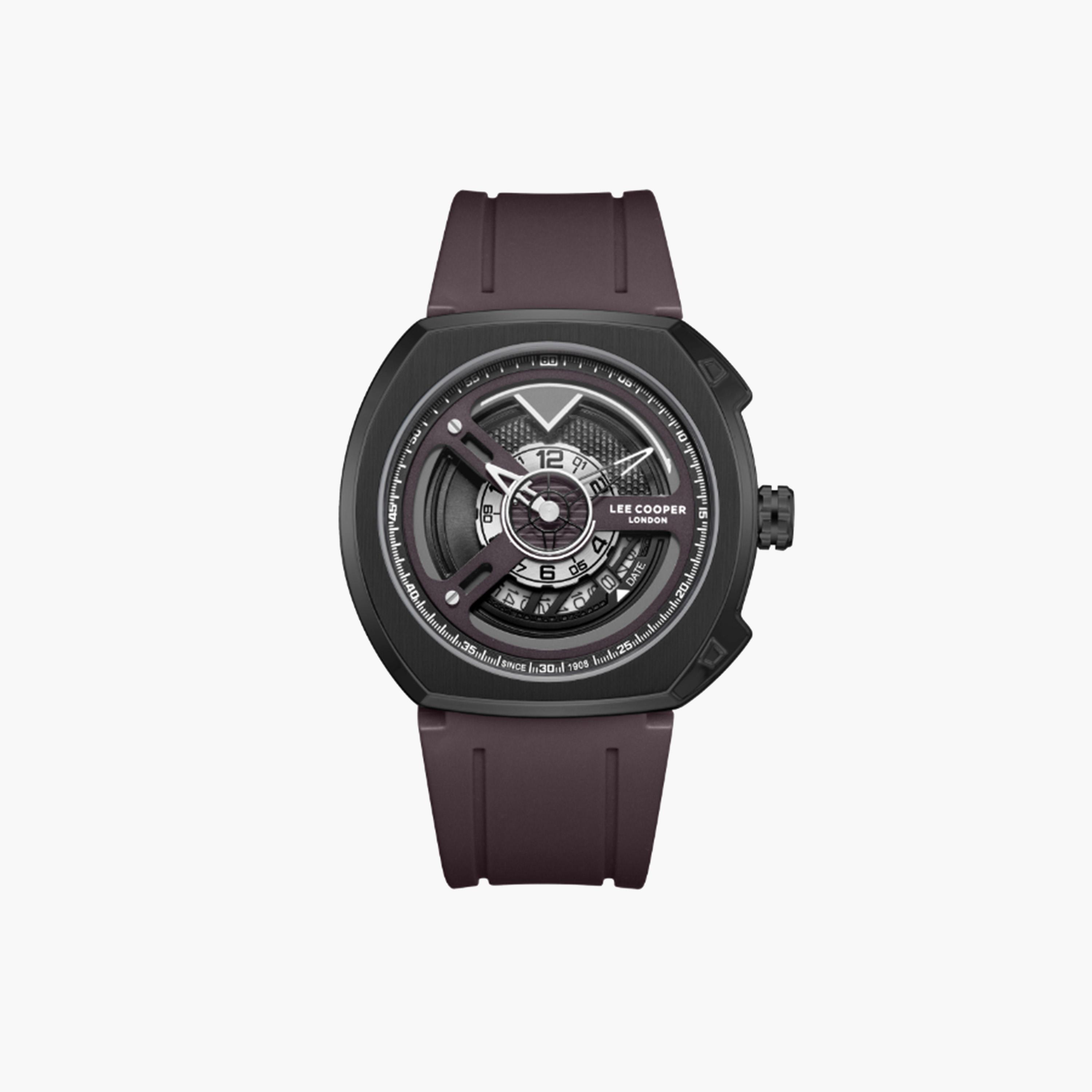 Lee Cooper Silicone Strap Watch, Analog Display, Water Resistant-men-watchesandjewellery-watches-image-1