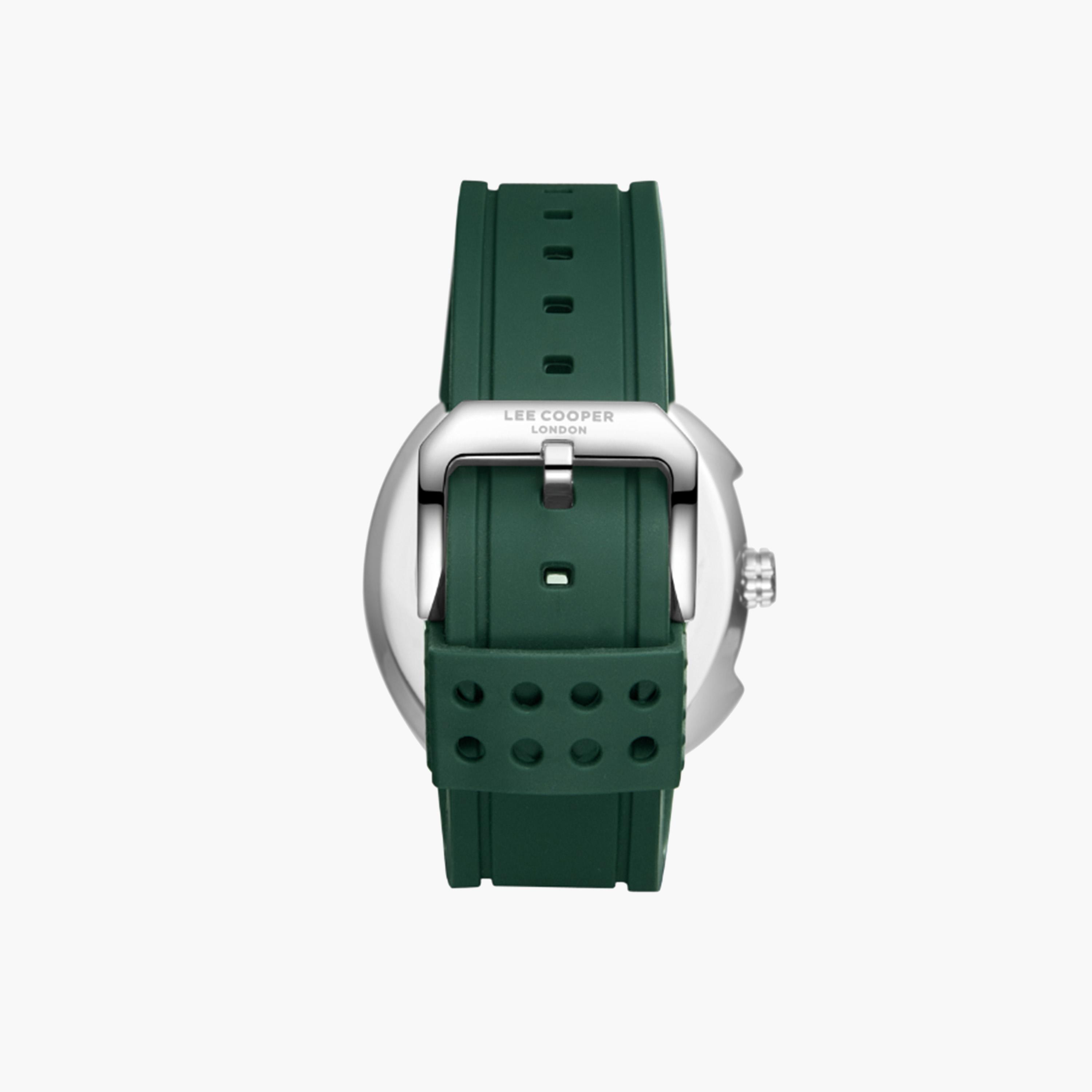 Lee Cooper Green Silicone Strap Watch-men-watchesandjewellery-watches-image-4