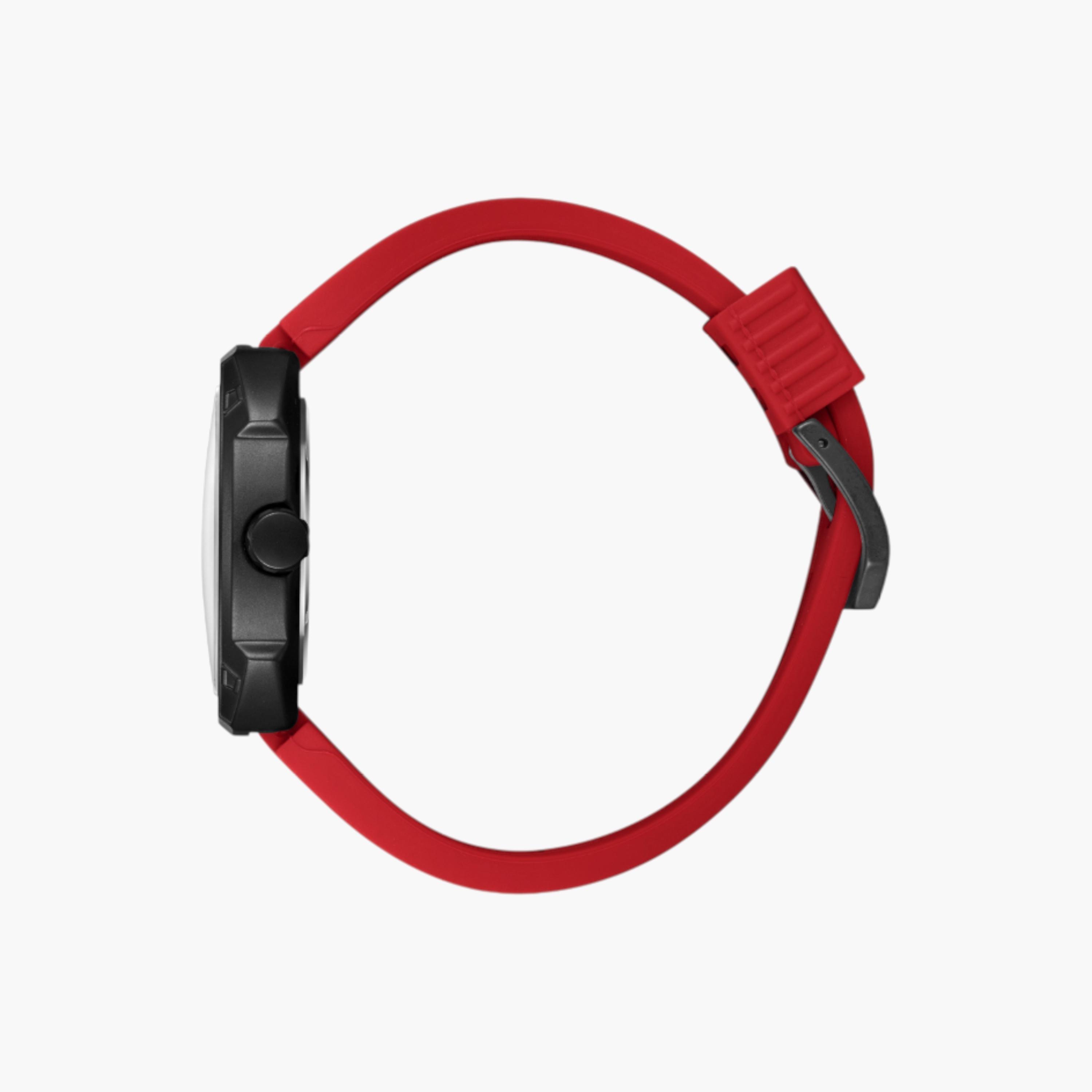 Lee Cooper Red Silicone Strap Watch-men-watchesandjewellery-watches-image-3