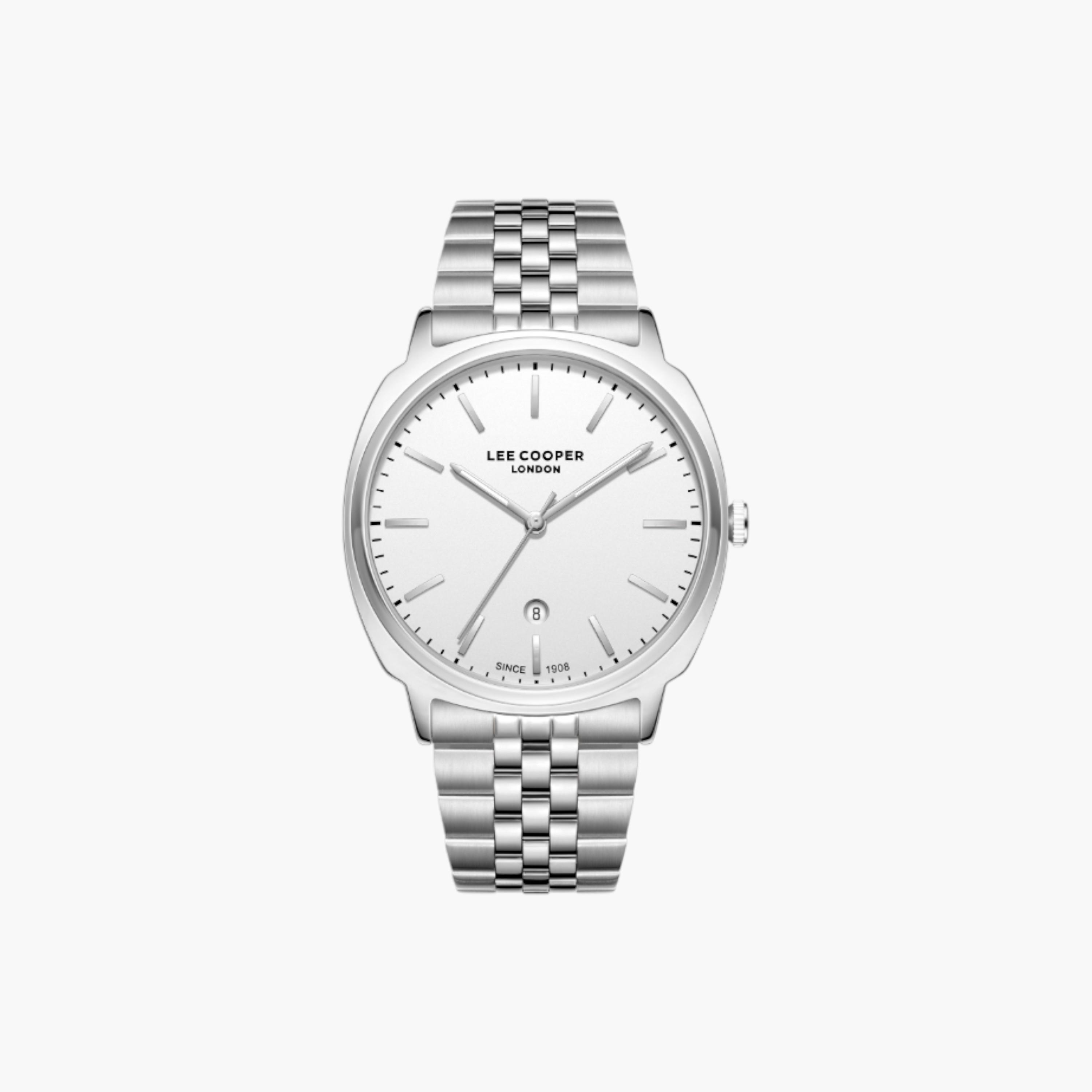 Lee Cooper Silver Stainless Steel Men's Watch-men-watchesandjewellery-watches-image-1