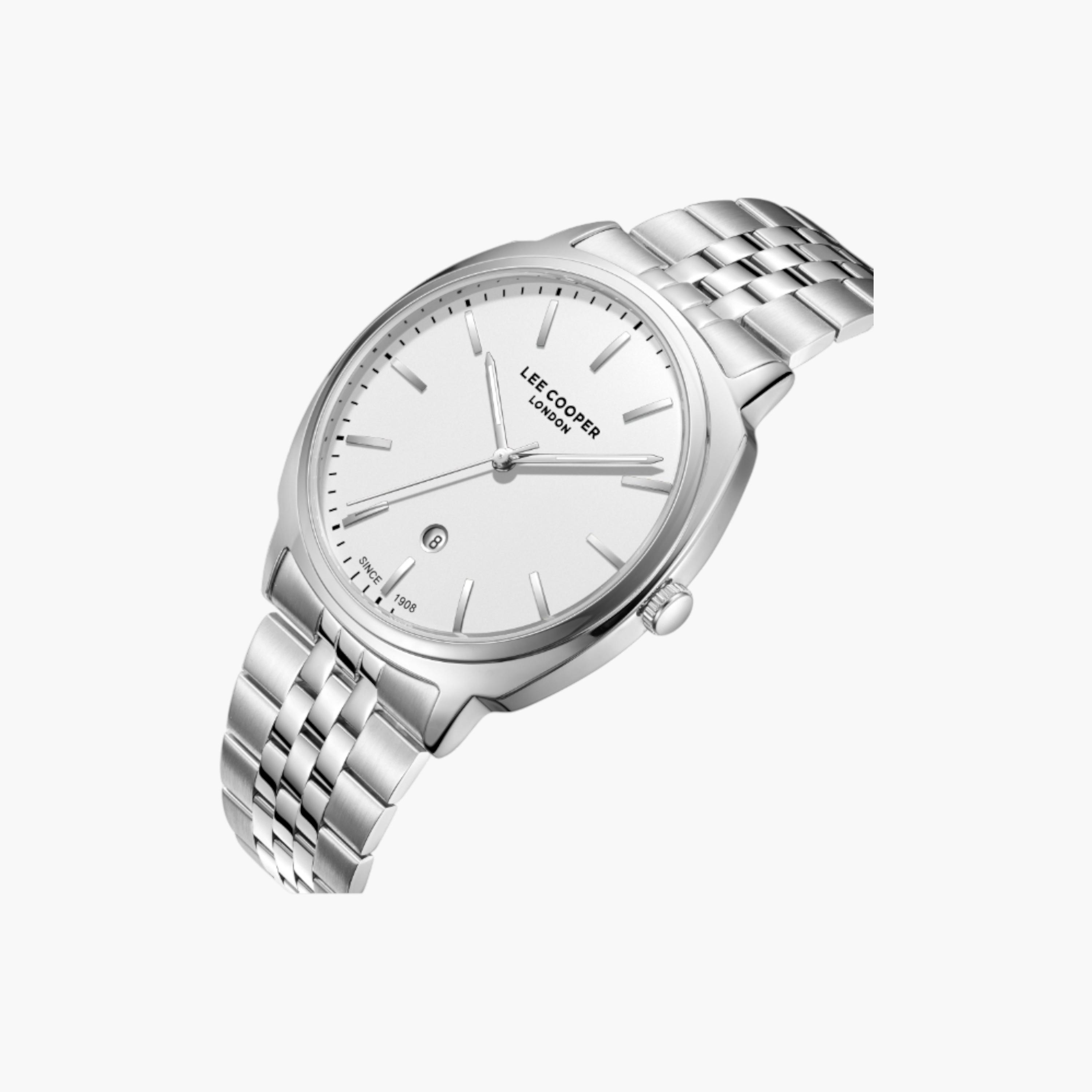 Lee Cooper Silver Stainless Steel Men's Watch-men-watchesandjewellery-watches-image-2
