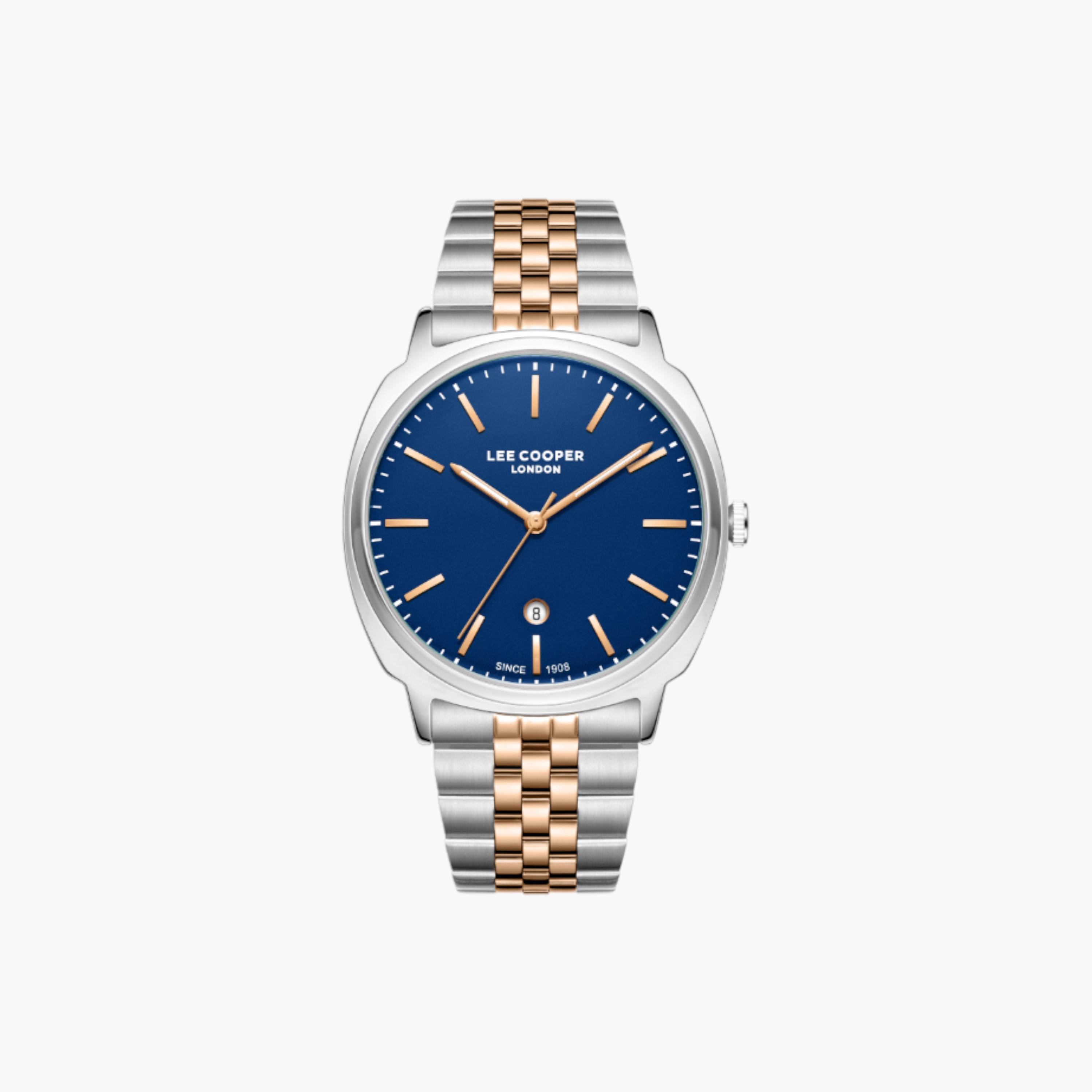 لي كوبر ساعة أنالوج، ستانلس ستيل بلونين-men-watchesandjewellery-watches-image-1