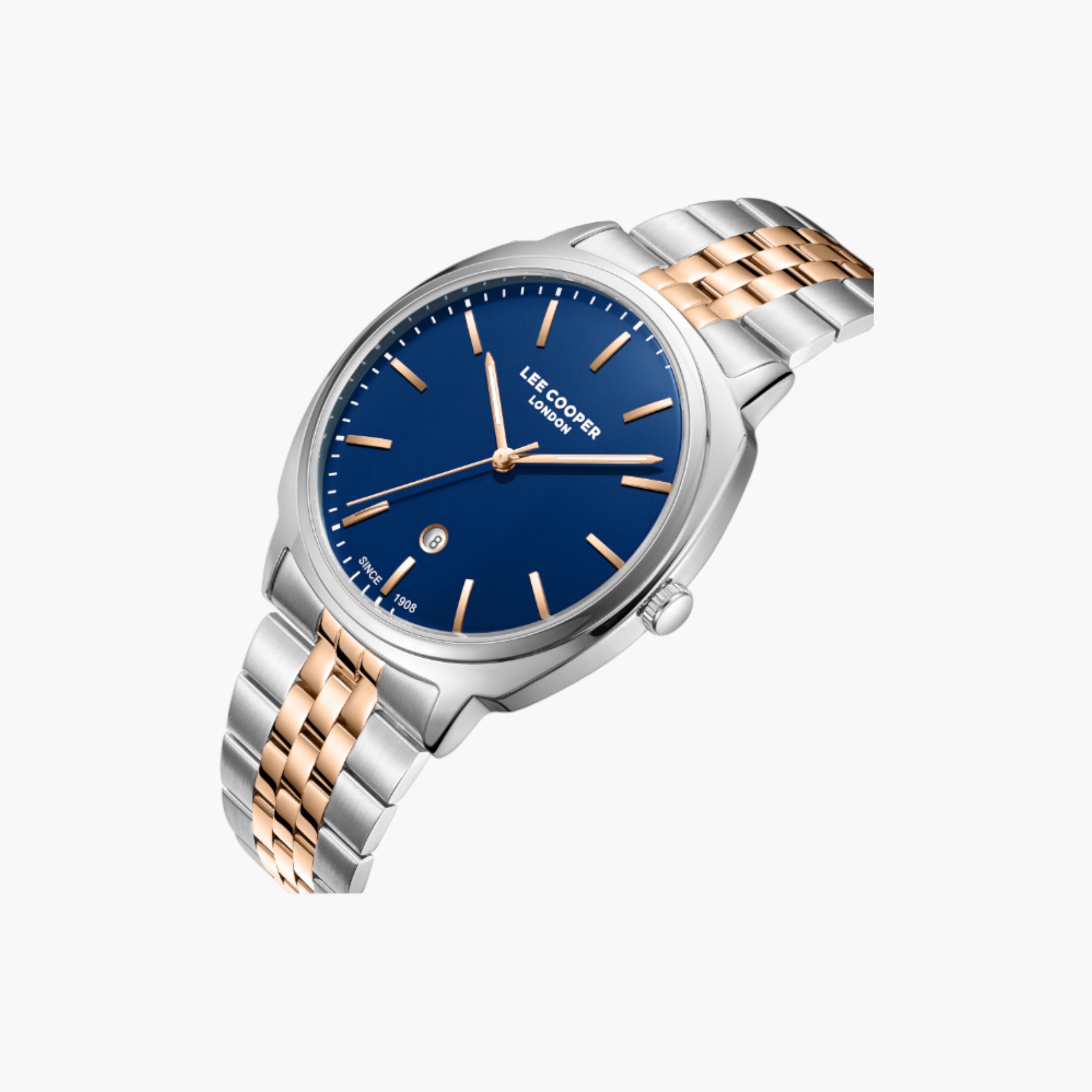 لي كوبر ساعة أنالوج، ستانلس ستيل بلونين-men-watchesandjewellery-watches-image-2