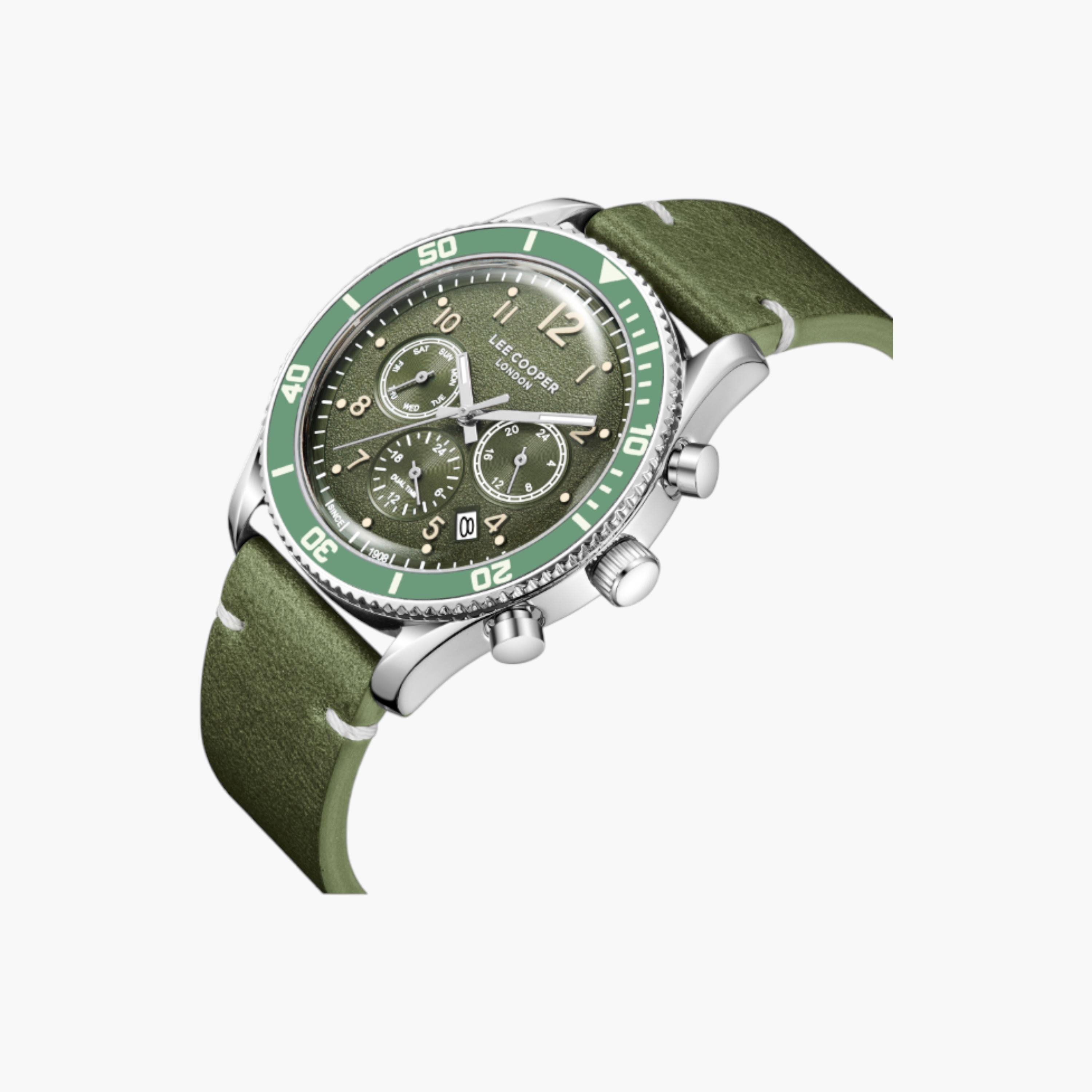 لي كوبر ساعة رجالية بوجه أخضر متعددة الوظائف-men-watchesandjewellery-watches-image-2