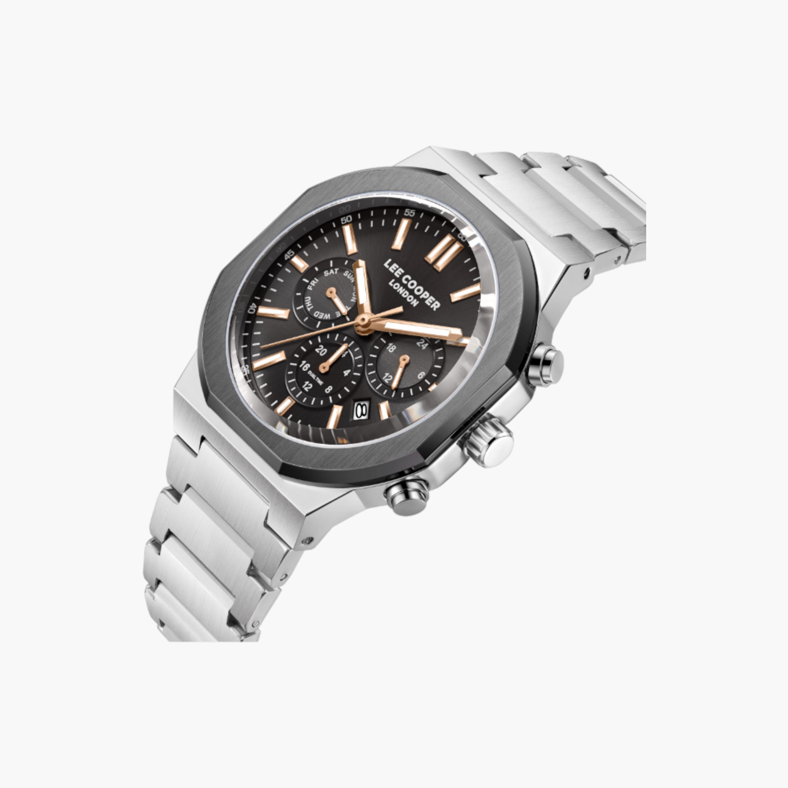لي كوبر ساعة كرونوغراف رجالية من الفولاذ المقاوم للصدأ-men-watchesandjewellery-watches-image-2