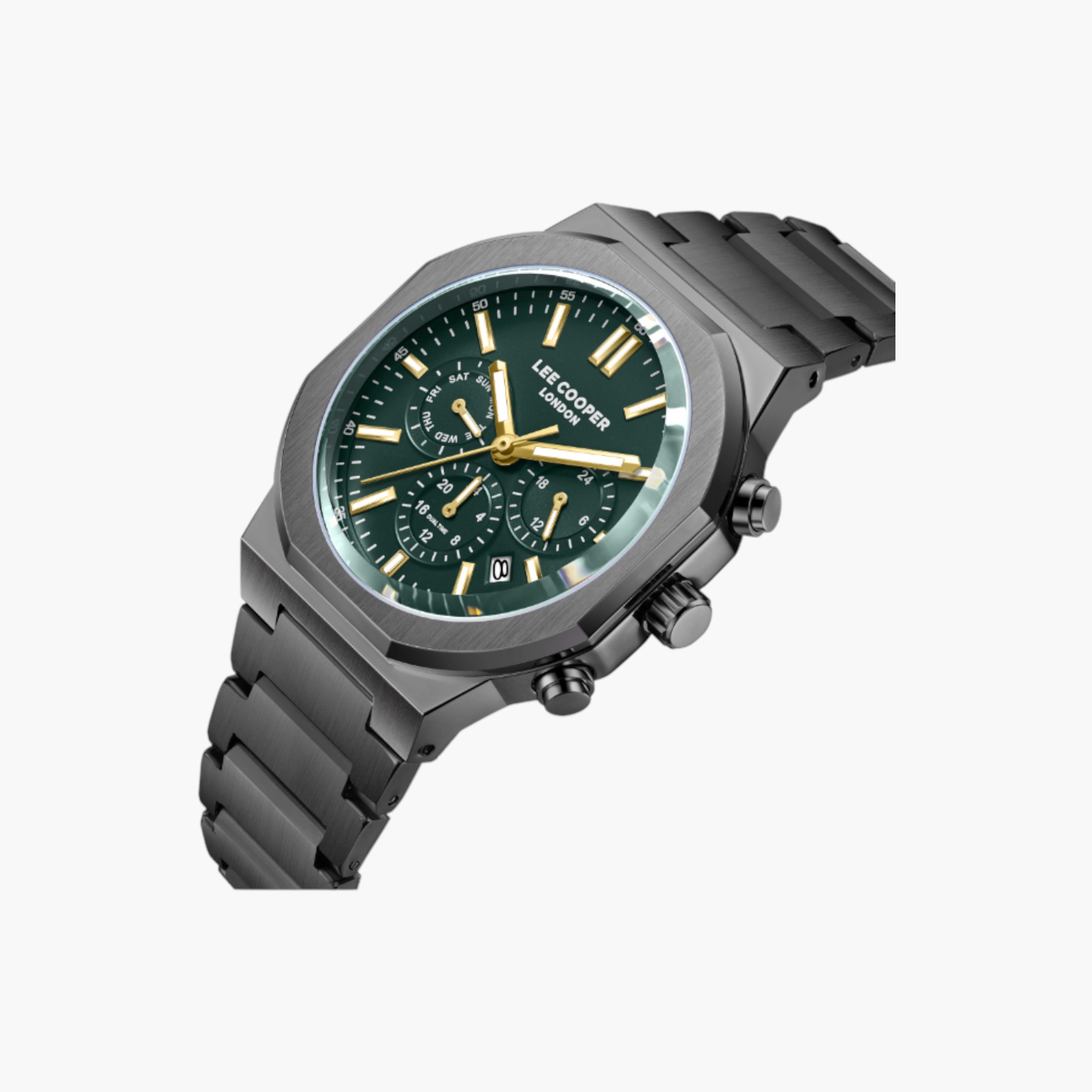 Lee Cooper Men's Chronograph Watch, Metal Strap-men-watchesandjewellery-watches-image-2