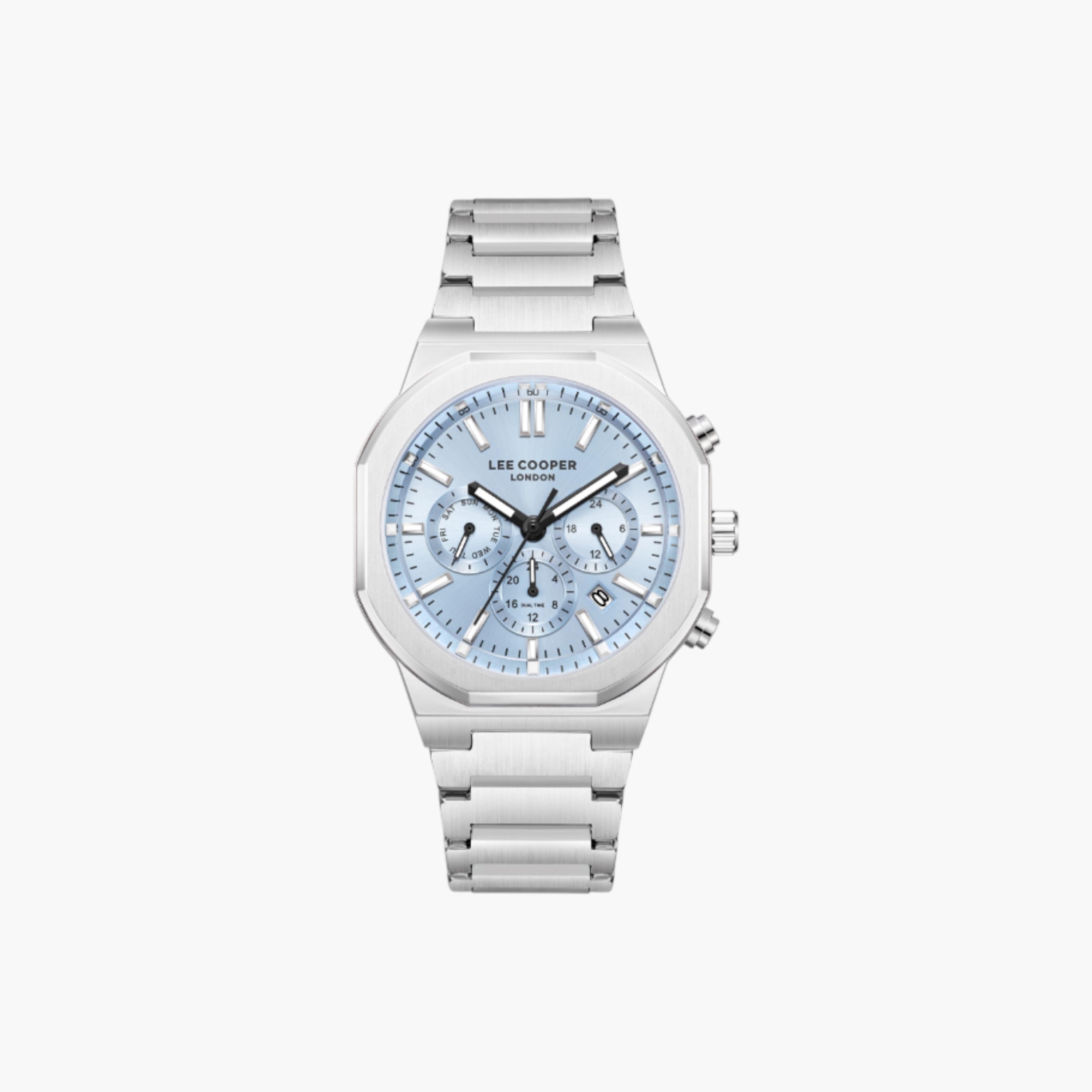 Lee Cooper Chronograph Men's Steel Bracelet Watch-men-watchesandjewellery-watches-image-1