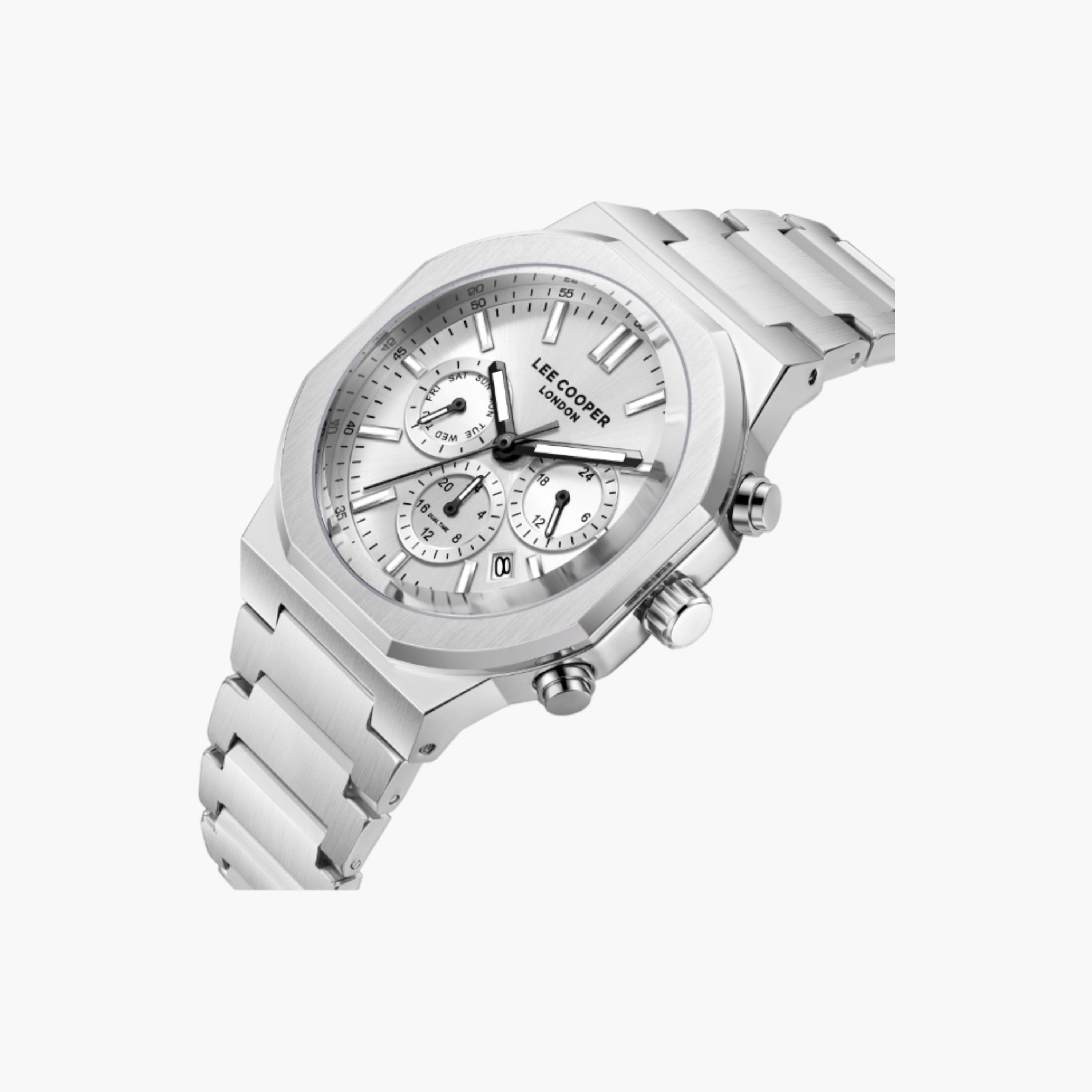 Lee Cooper Silver Chronograph Men's Watch-men-watchesandjewellery-watches-image-2