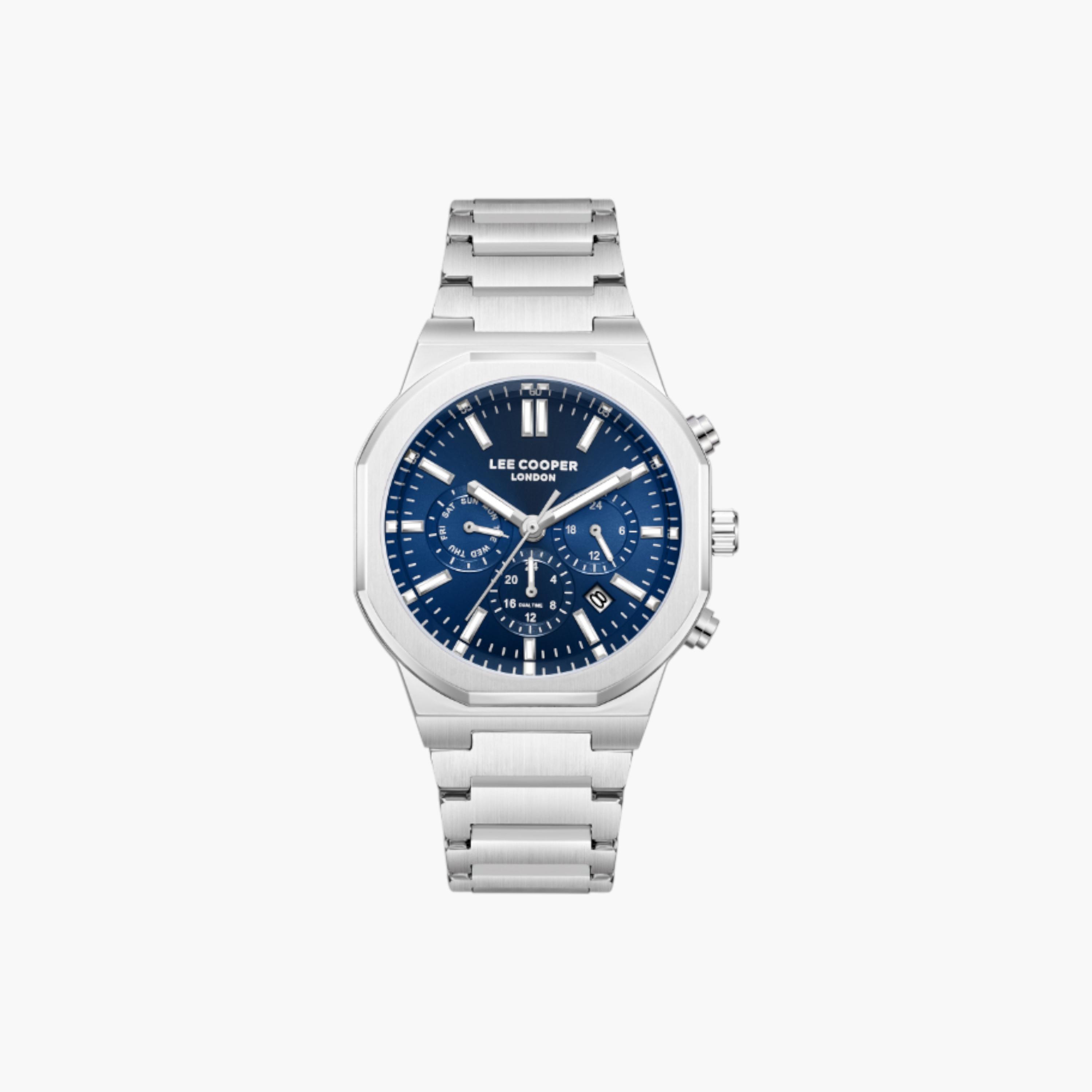 Lee Cooper Silver Stainless Steel Men's Watch-men-watchesandjewellery-watches-image-1