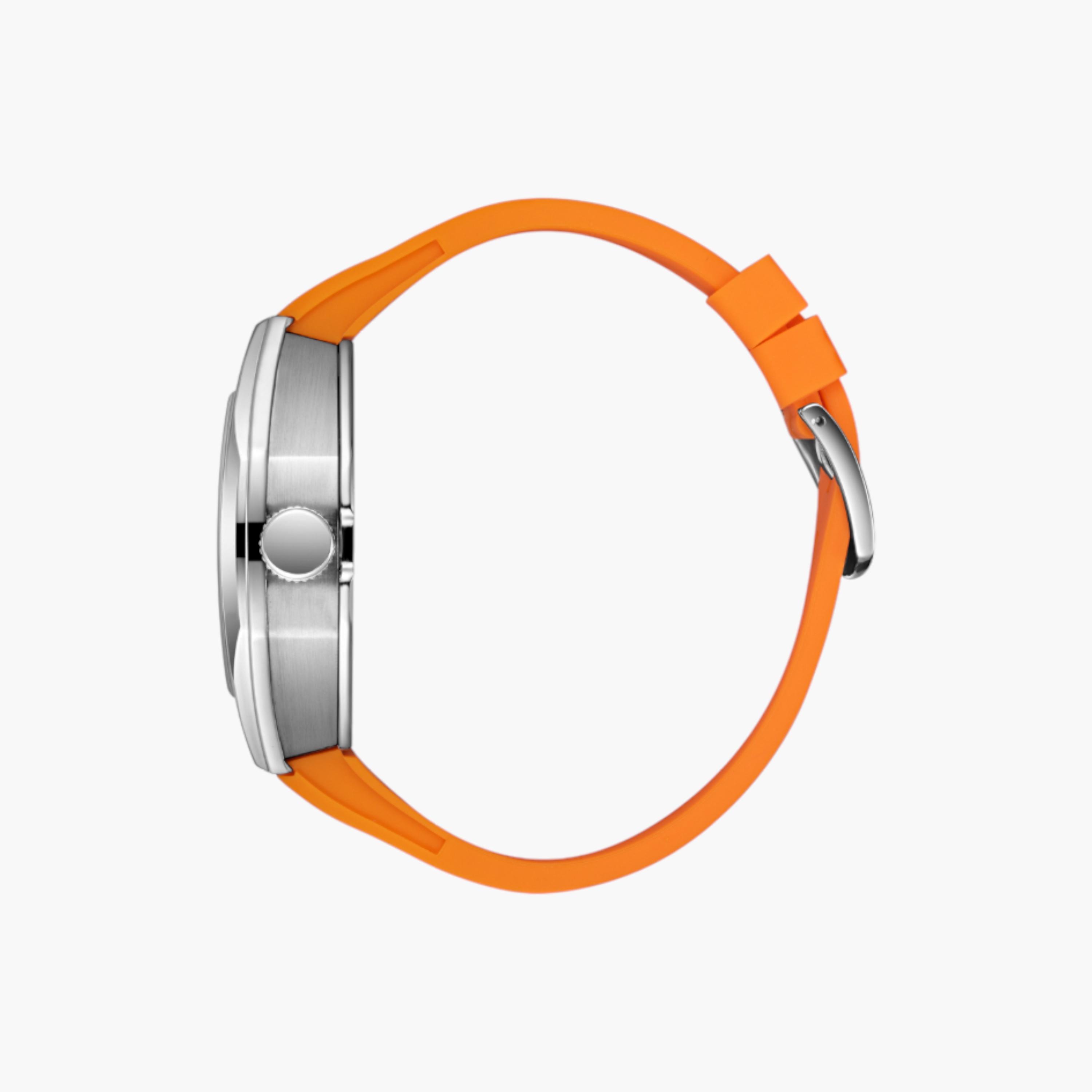 Lee Cooper Orange Silicone Strap Watch-men-watchesandjewellery-watches-image-3