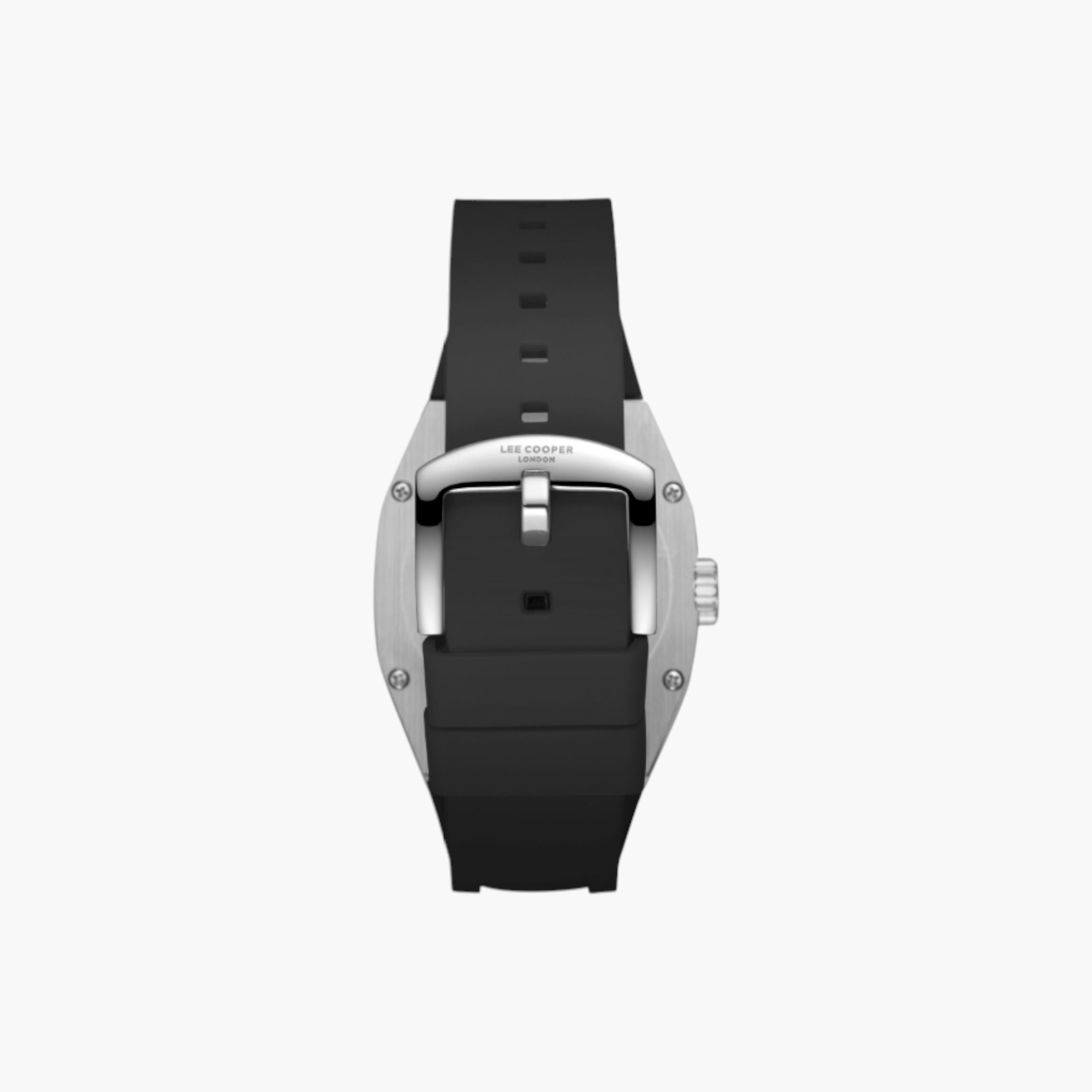 Lee Cooper Silver Tonneau Men's Watch-men-watchesandjewellery-watches-image-4