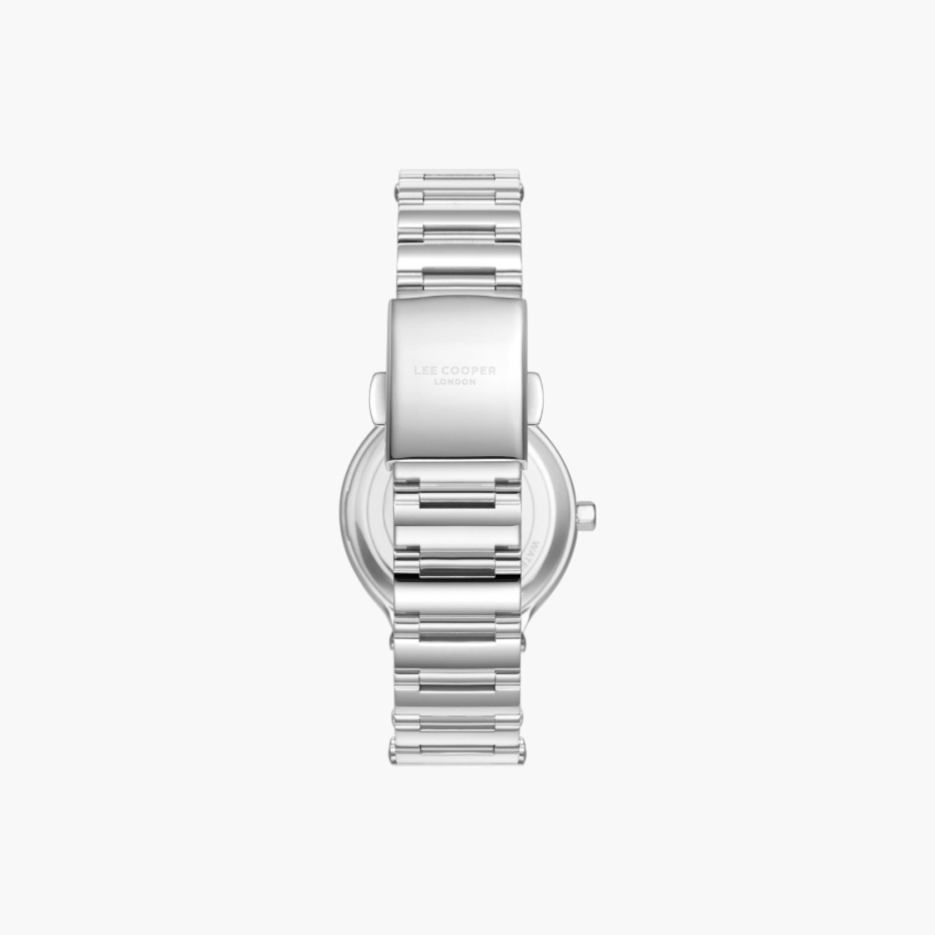 لي كوبر ساعة نسائية تناظرية من الستانلس ستيل الفضي-women-watchesandjewellery-watches-image-5