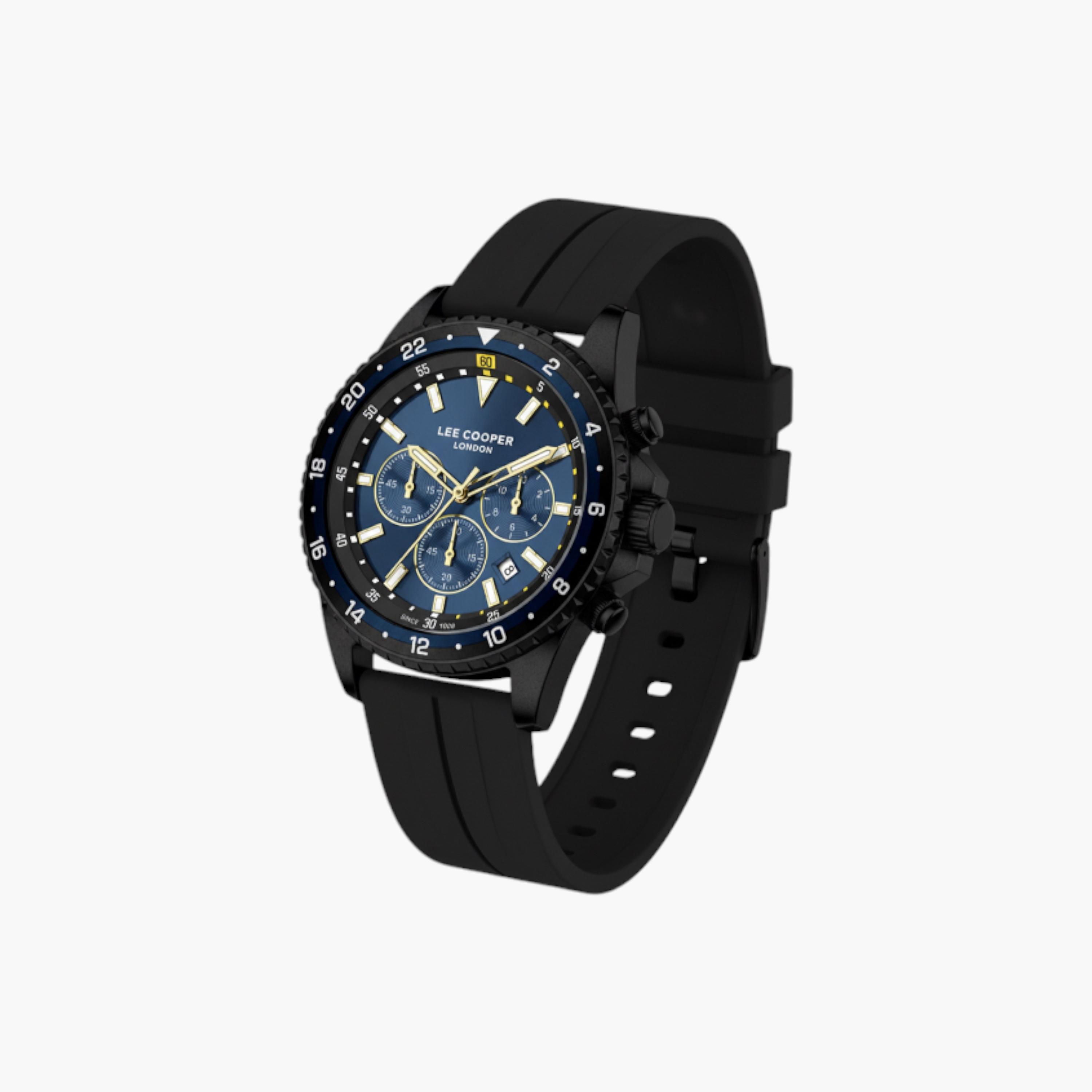 لي كوبر ساعة كرونوغراف رجالية، حزام سيليكون-men-watchesandjewellery-watches-image-2