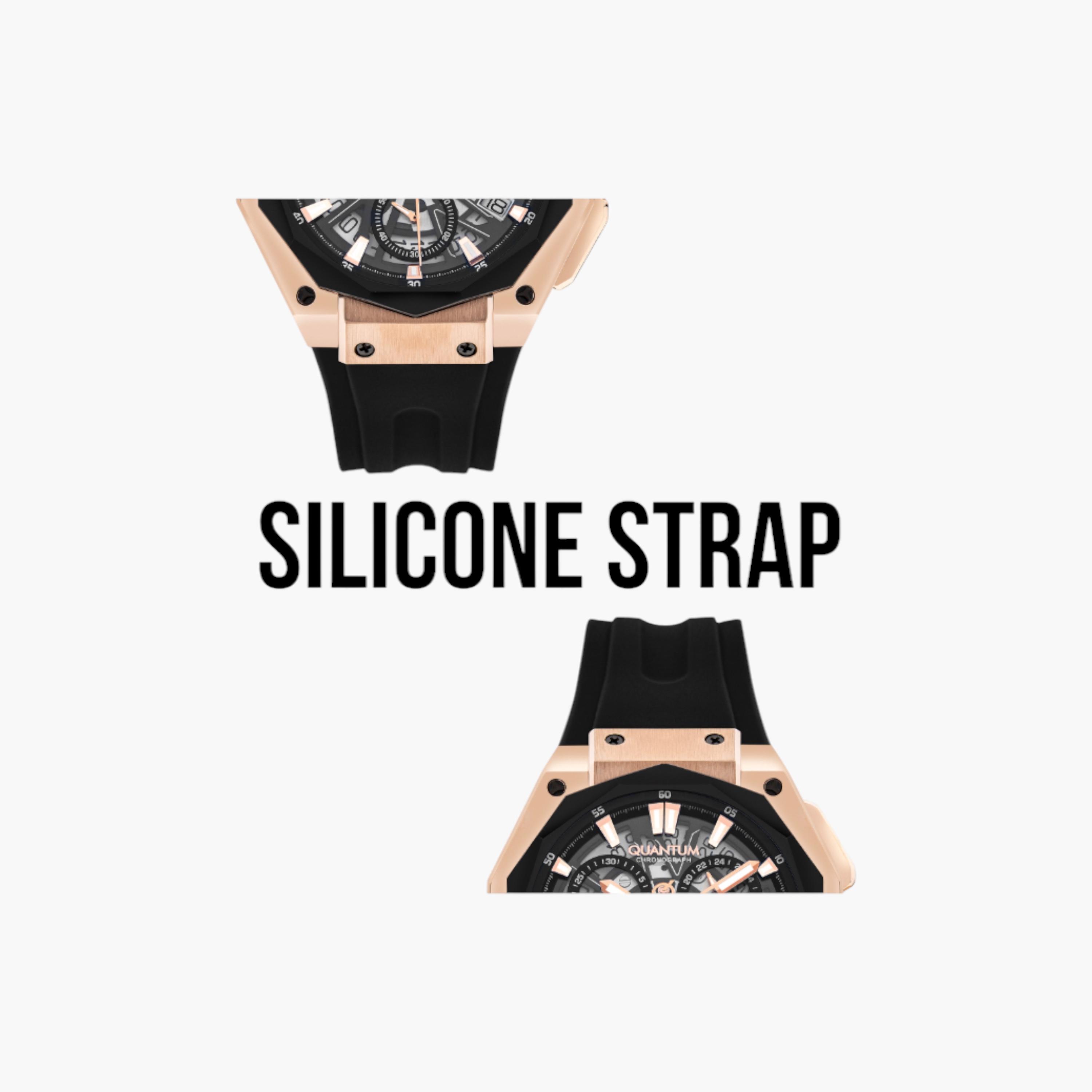Quantum Chronograph Men's Silicone Strap Watch-men-watchesandjewellery-watches-image-3