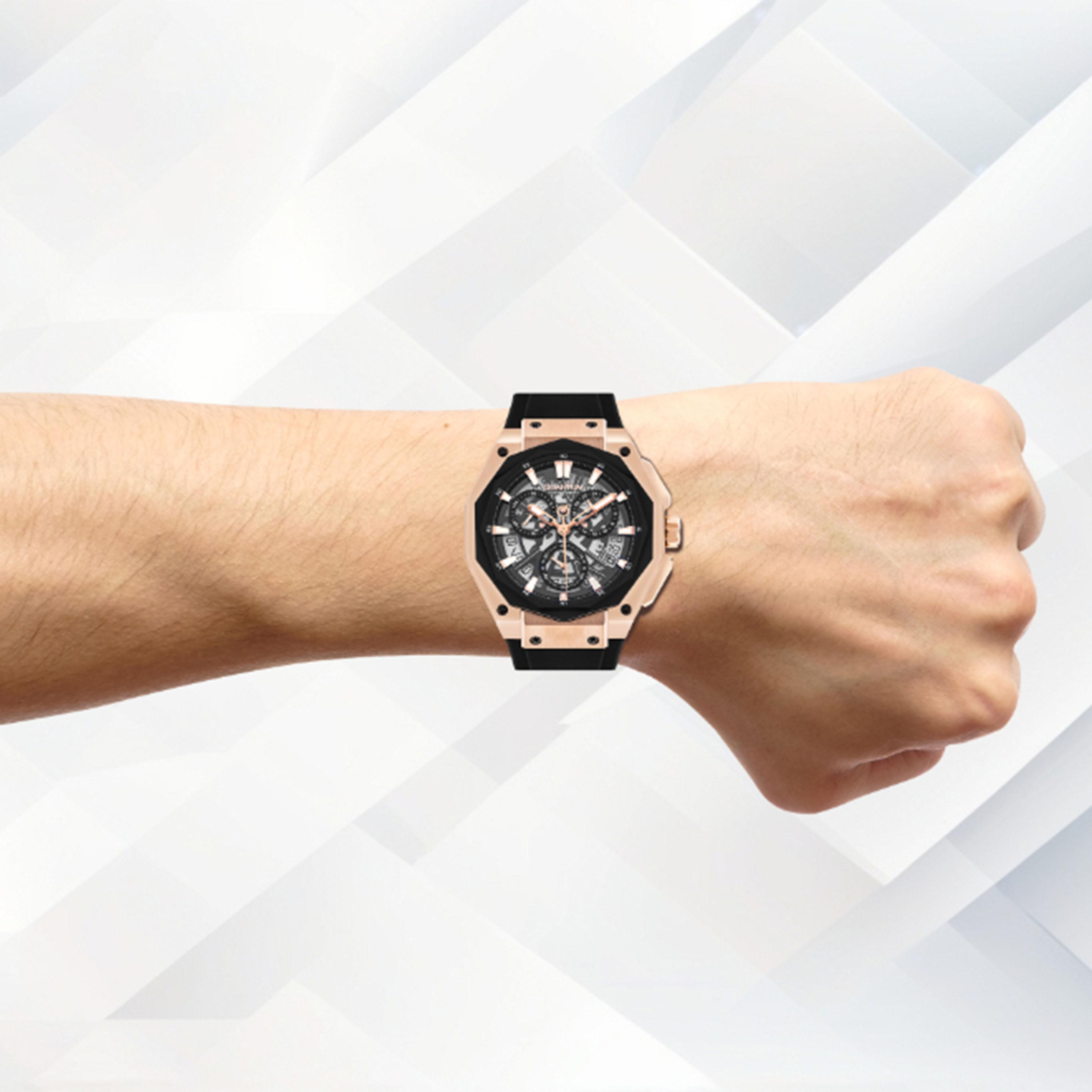 Quantum Chronograph Men's Silicone Strap Watch-men-watchesandjewellery-watches-image-5