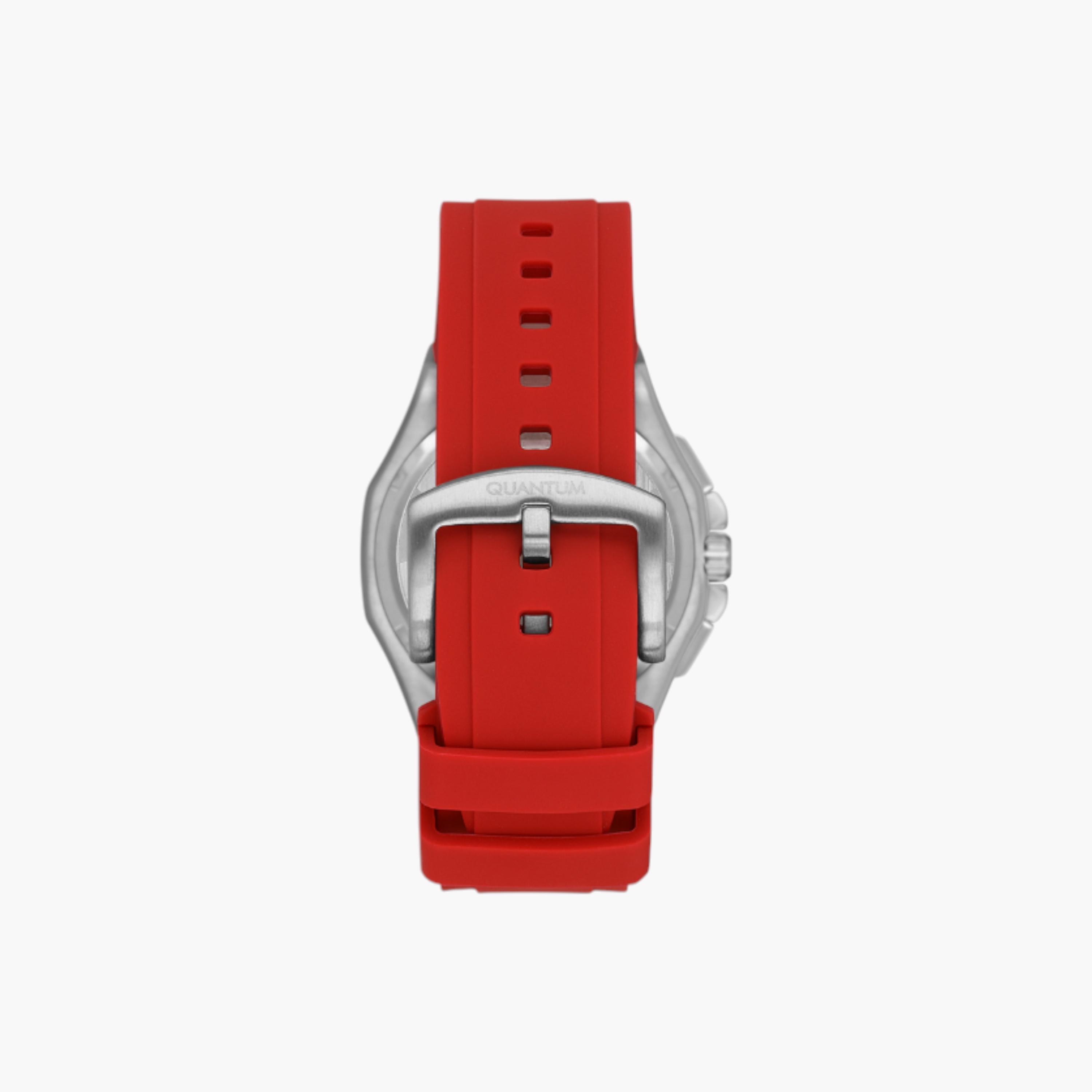 كوانتم ساعة يد رجالية كرونوغراف بحزام سيليكون-men-watchesandjewellery-watches-image-3