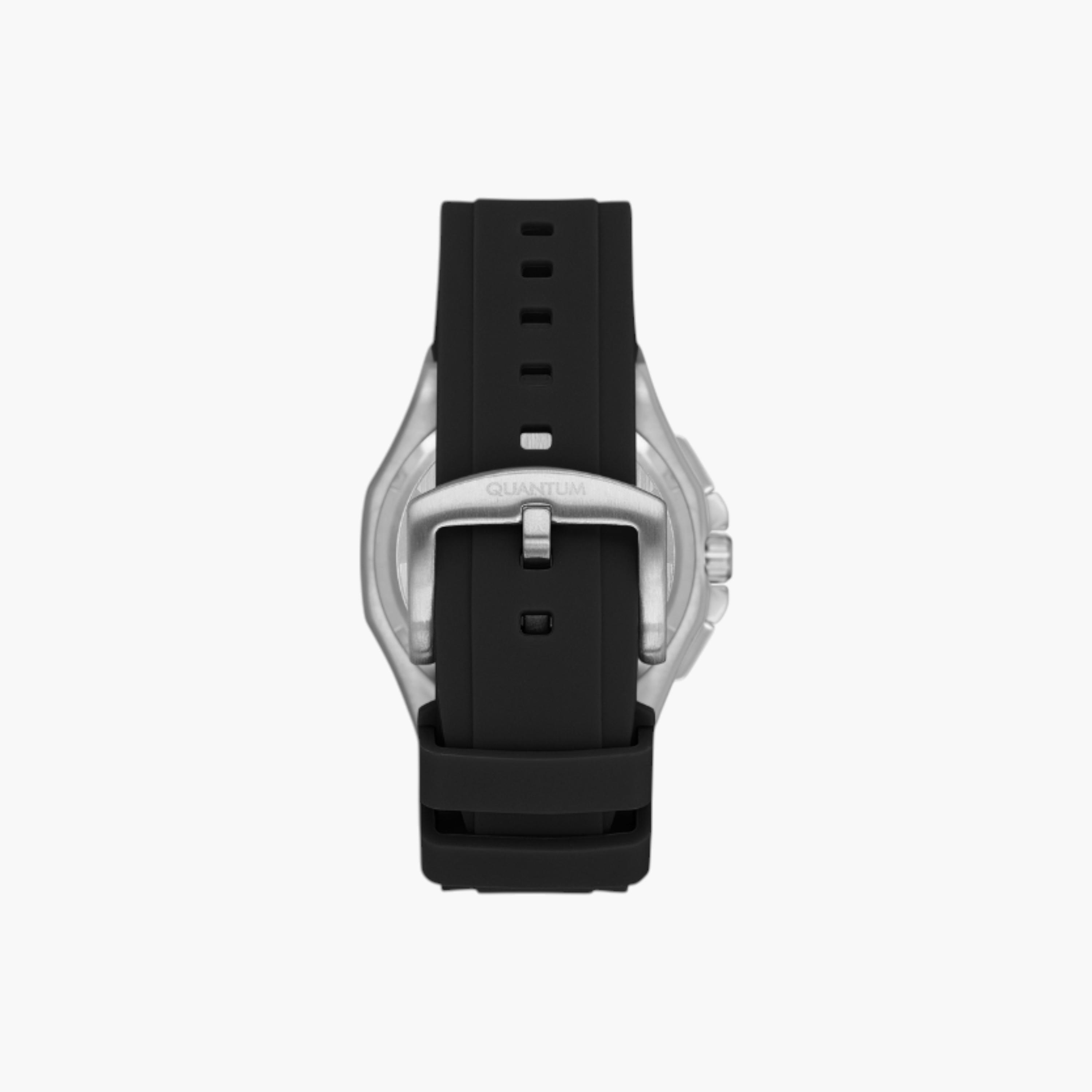 Quantum Chronograph Men's Watch, Silicone Strap-men-watchesandjewellery-watches-image-3