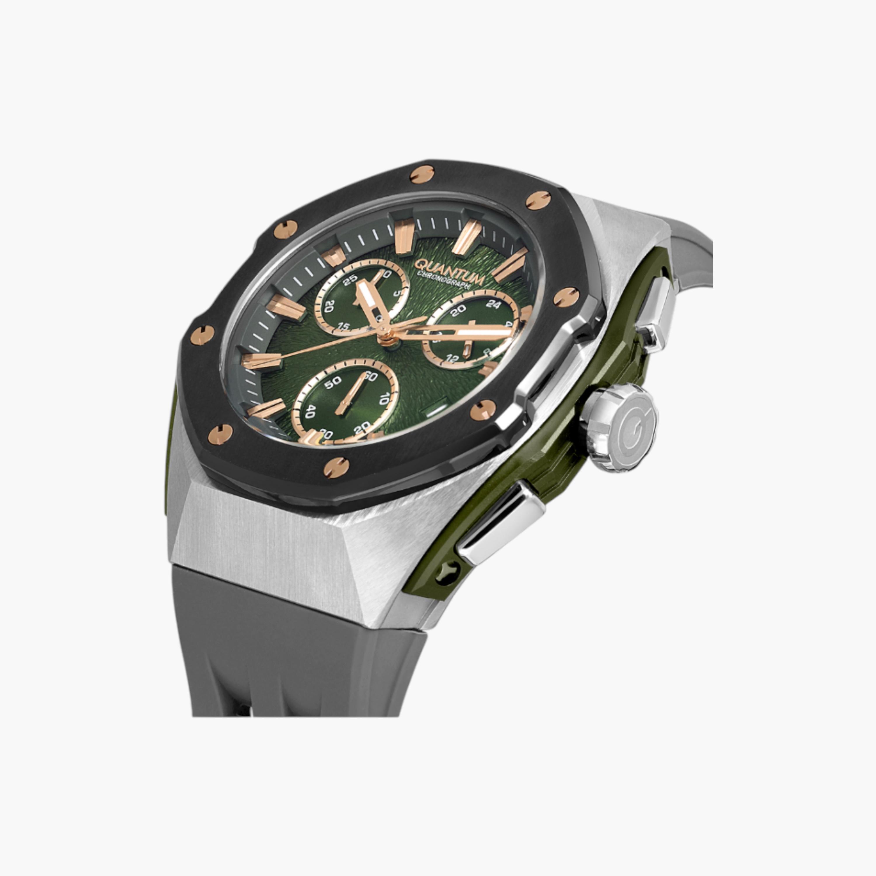 كوانتم ساعة يد رجالية كرونوغراف حزام سيليكون-men-watchesandjewellery-watches-image-5