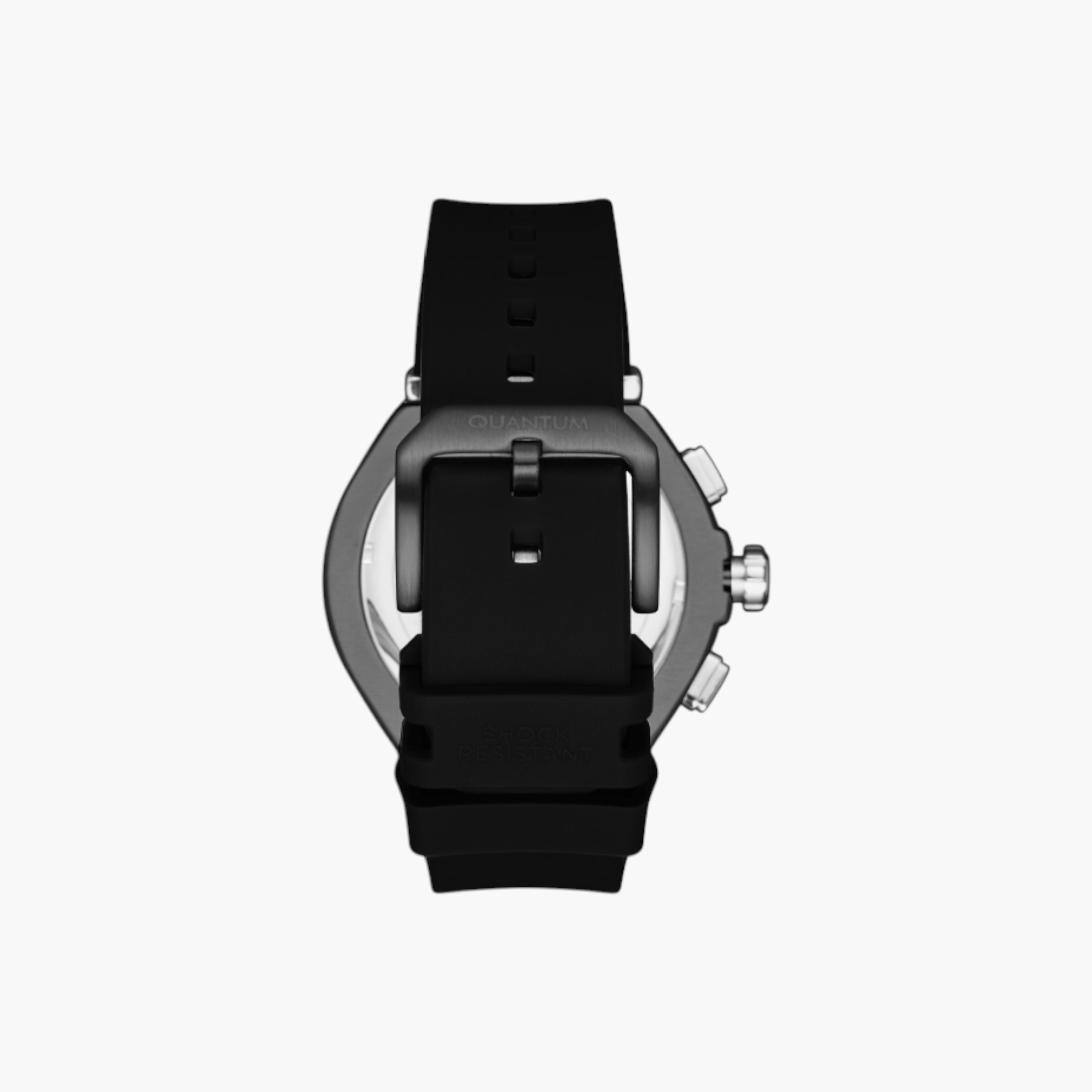 كوانتم ساعة كرونوغراف رجالية بحزام سيليكون-men-watchesandjewellery-watches-image-4