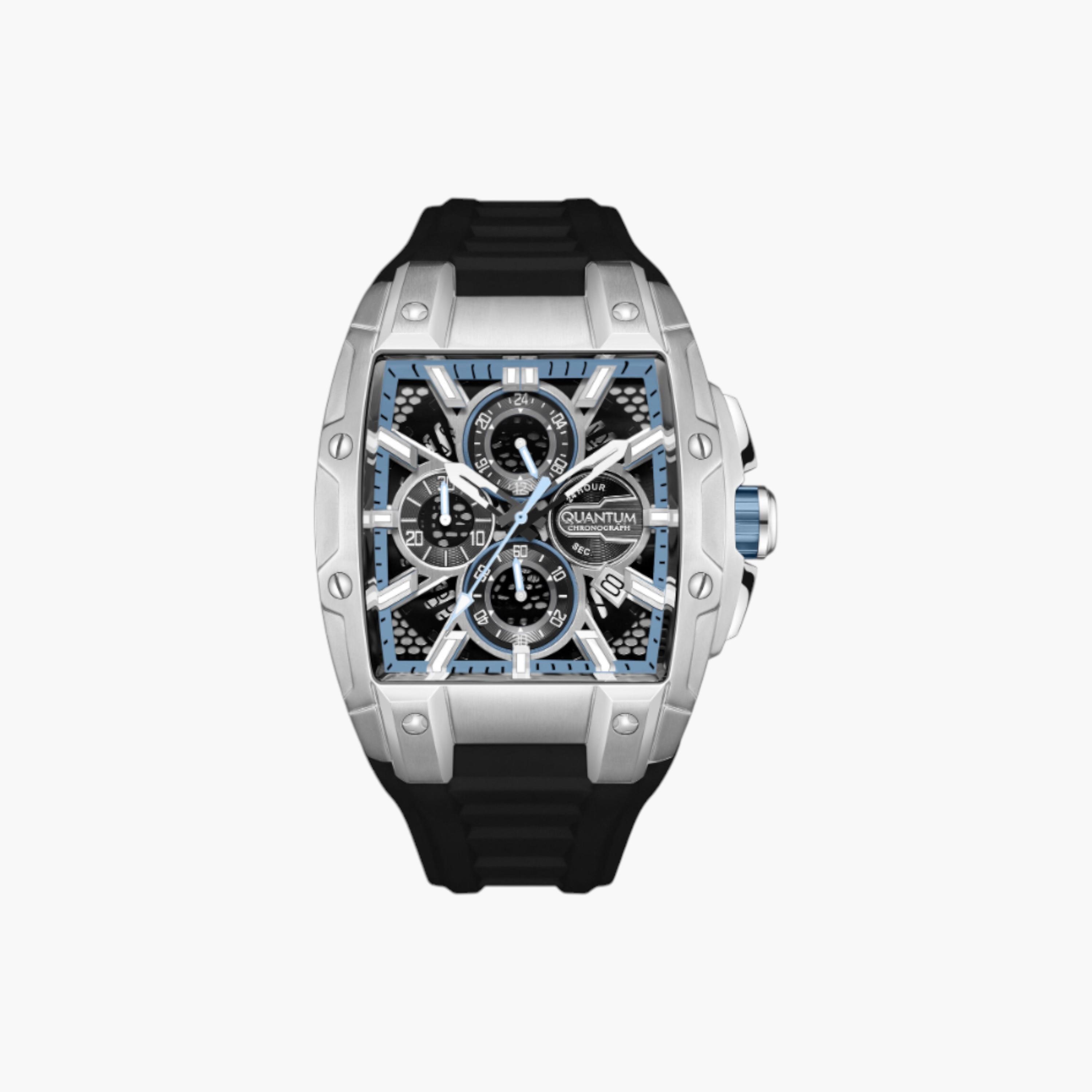 كوانتم ساعة كرونوغراف رجالية من السيليكون بتصميم تونو-men-watchesandjewellery-watches-image-1