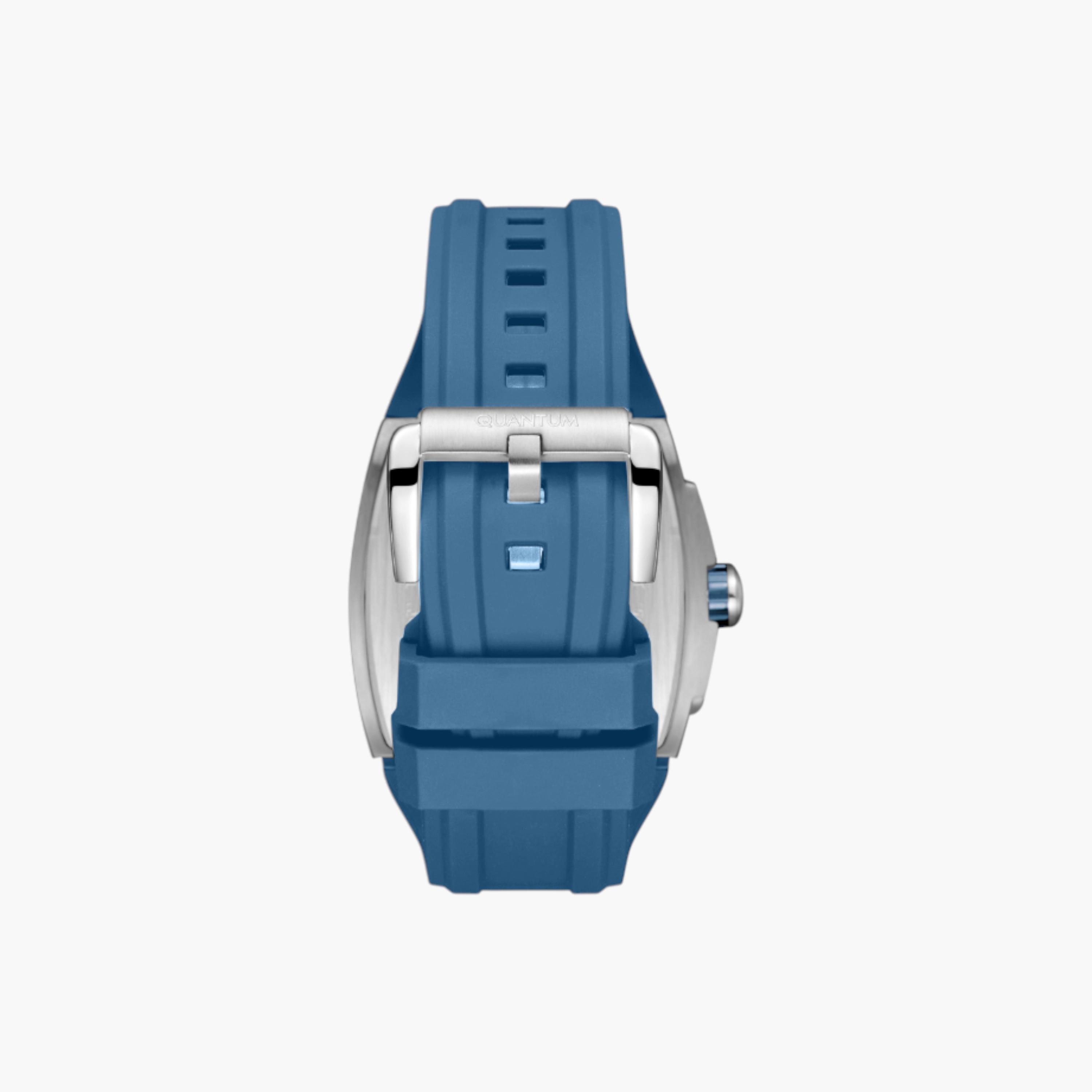 Quantum Men's Chronograph Watch, Silicone Strap-men-watchesandjewellery-watches-image-4