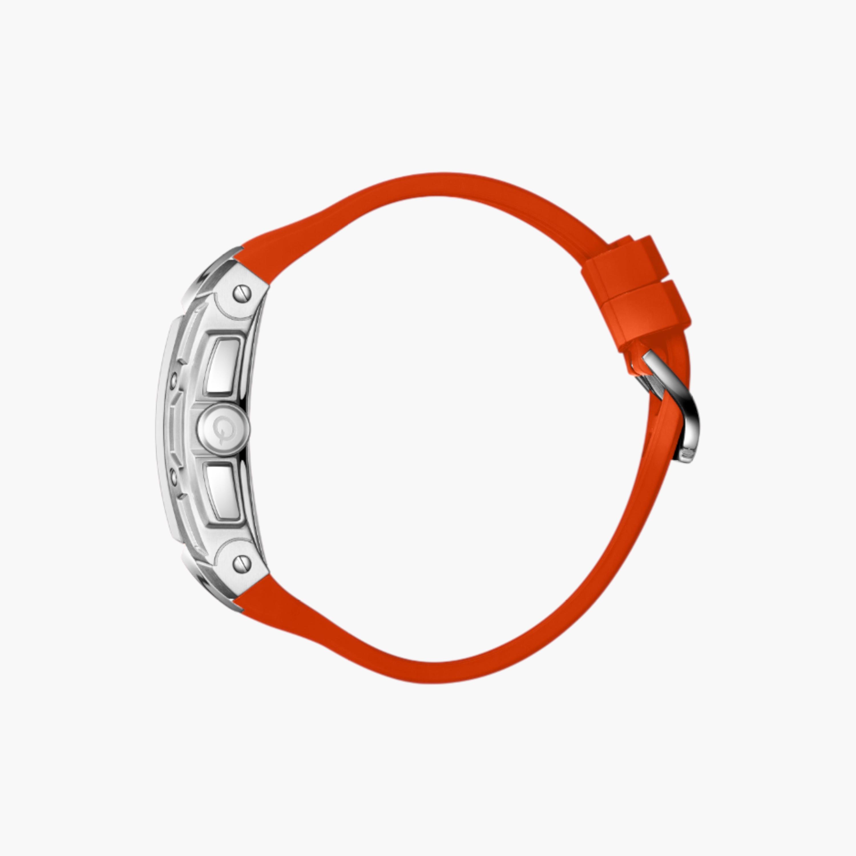 كوانتم ساعة كرونوغراف تونو بحزام سيليكون برتقالي-men-watchesandjewellery-watches-image-3