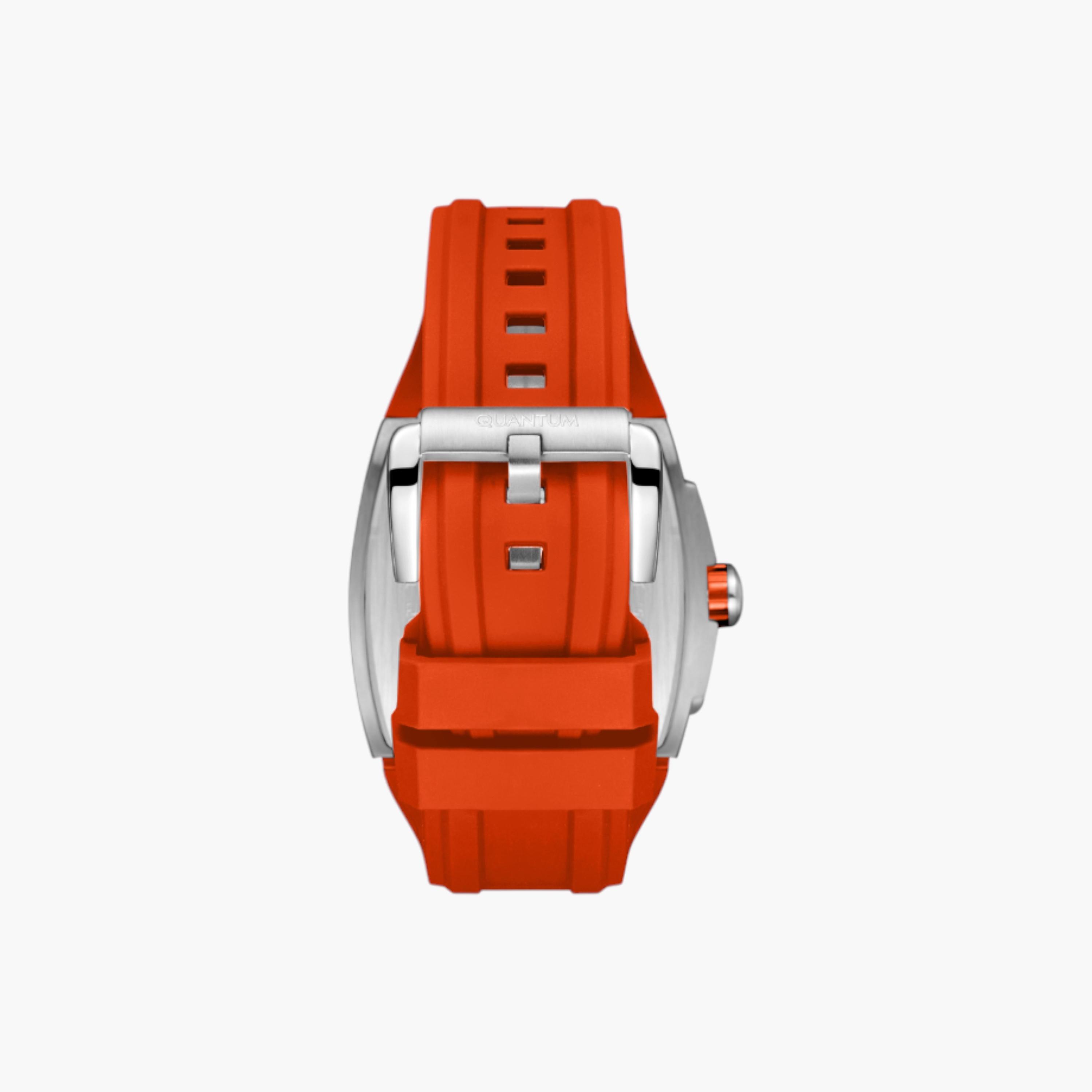كوانتم ساعة كرونوغراف تونو بحزام سيليكون برتقالي-men-watchesandjewellery-watches-image-4