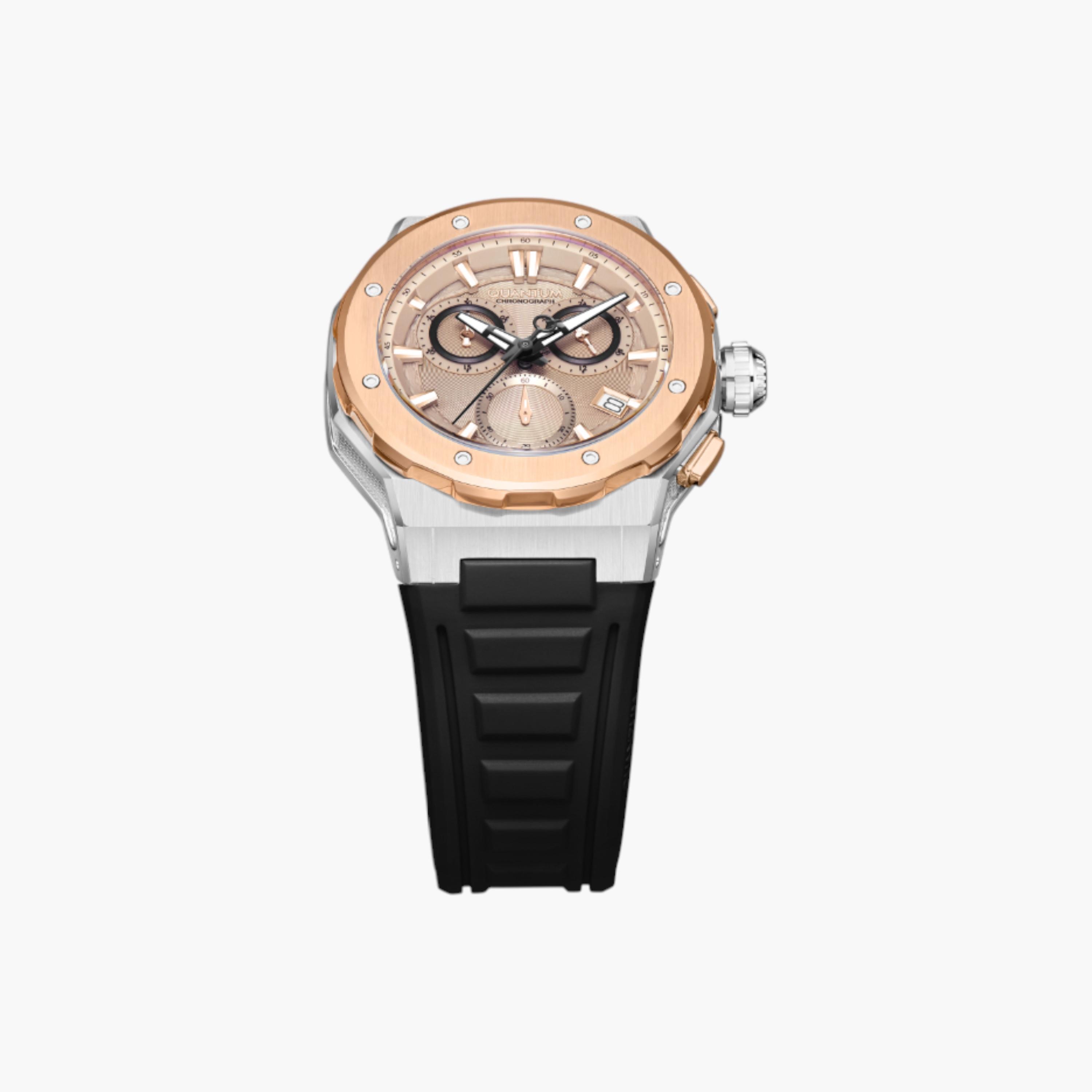 Quantum Chronograph Men's Watch, Silicone Strap-men-watchesandjewellery-watches-image-3