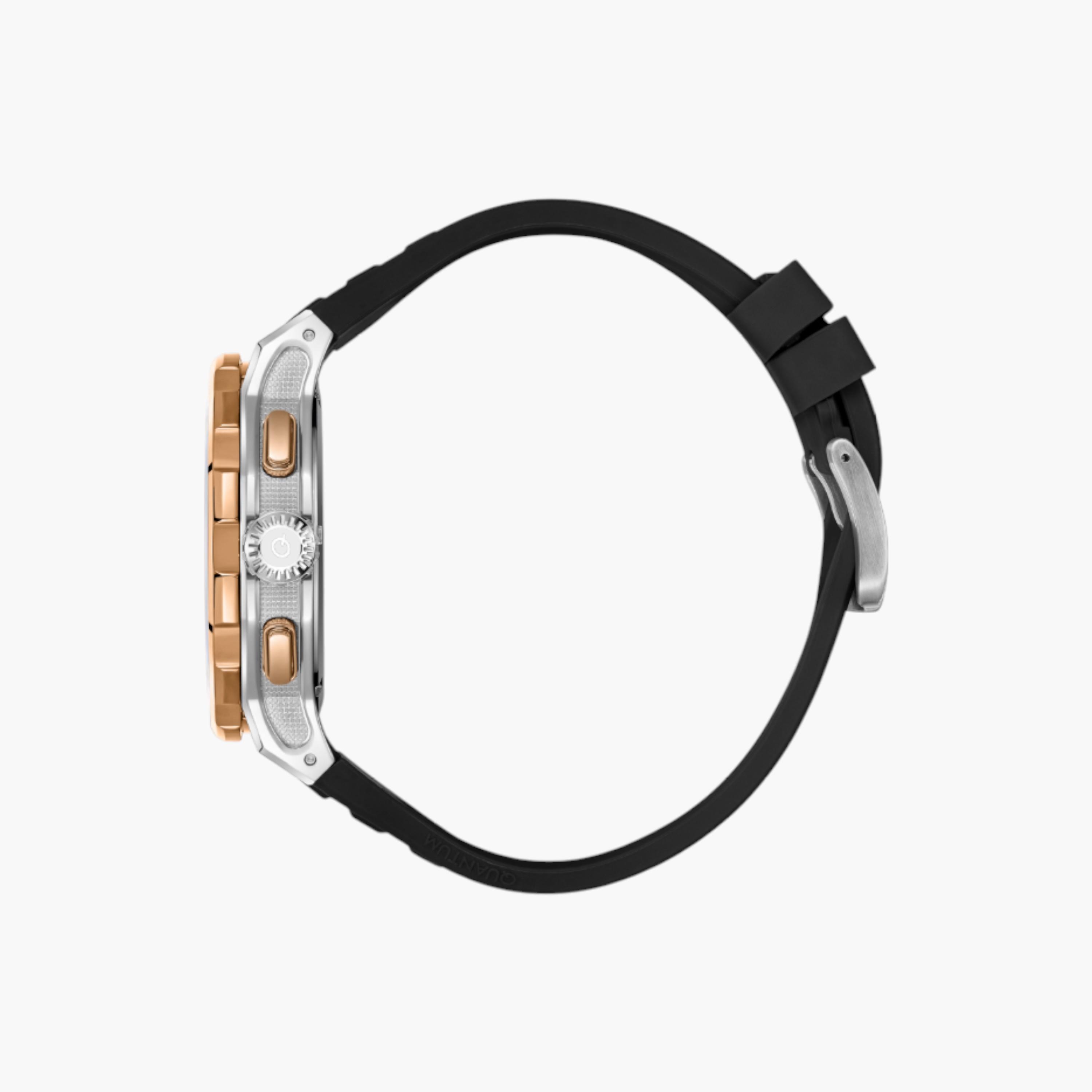 Quantum Chronograph Men's Watch, Silicone Strap-men-watchesandjewellery-watches-image-4