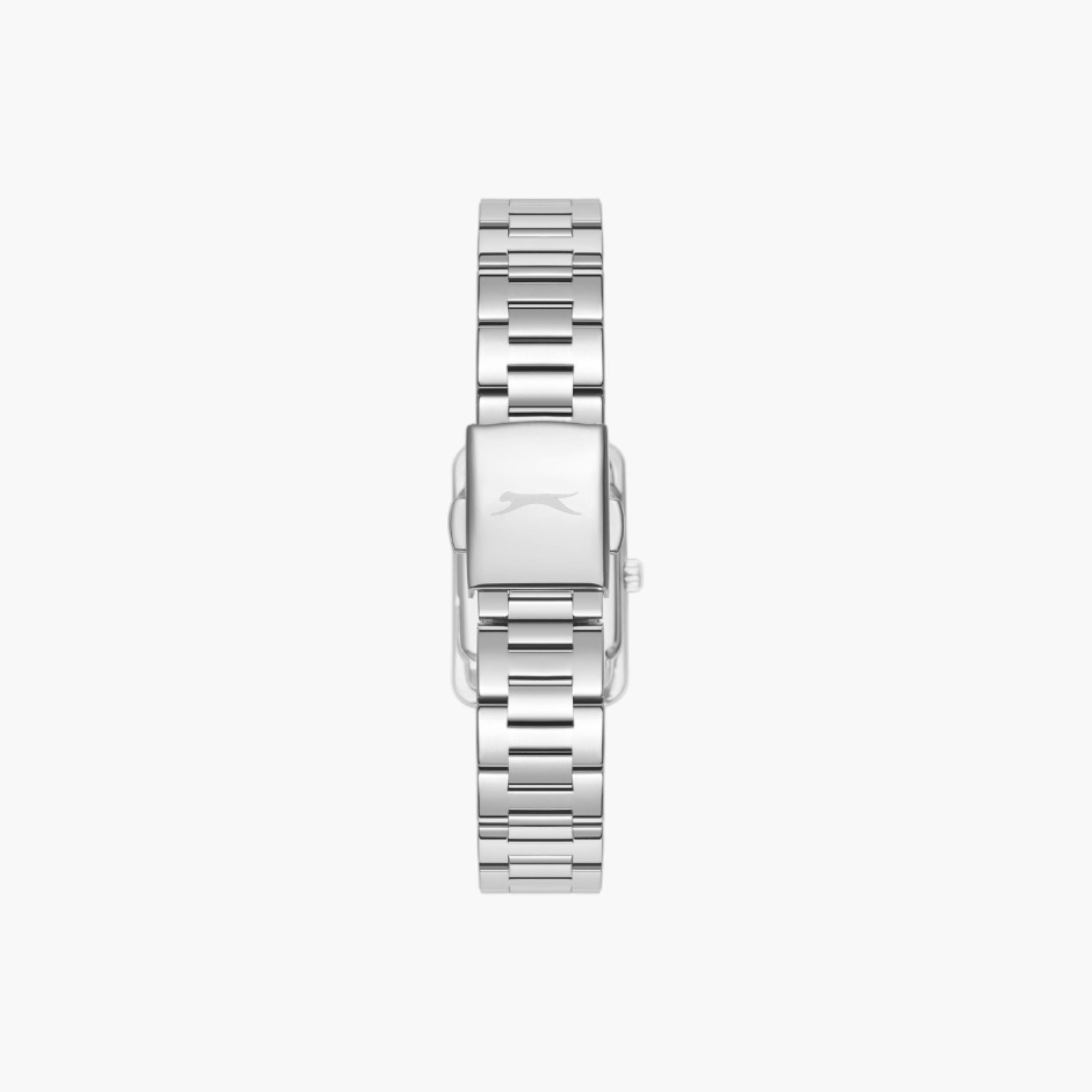 سلازنجر ساعة يد مستطيلة فضية بعقارب-women-watchesandjewellery-watches-image-4