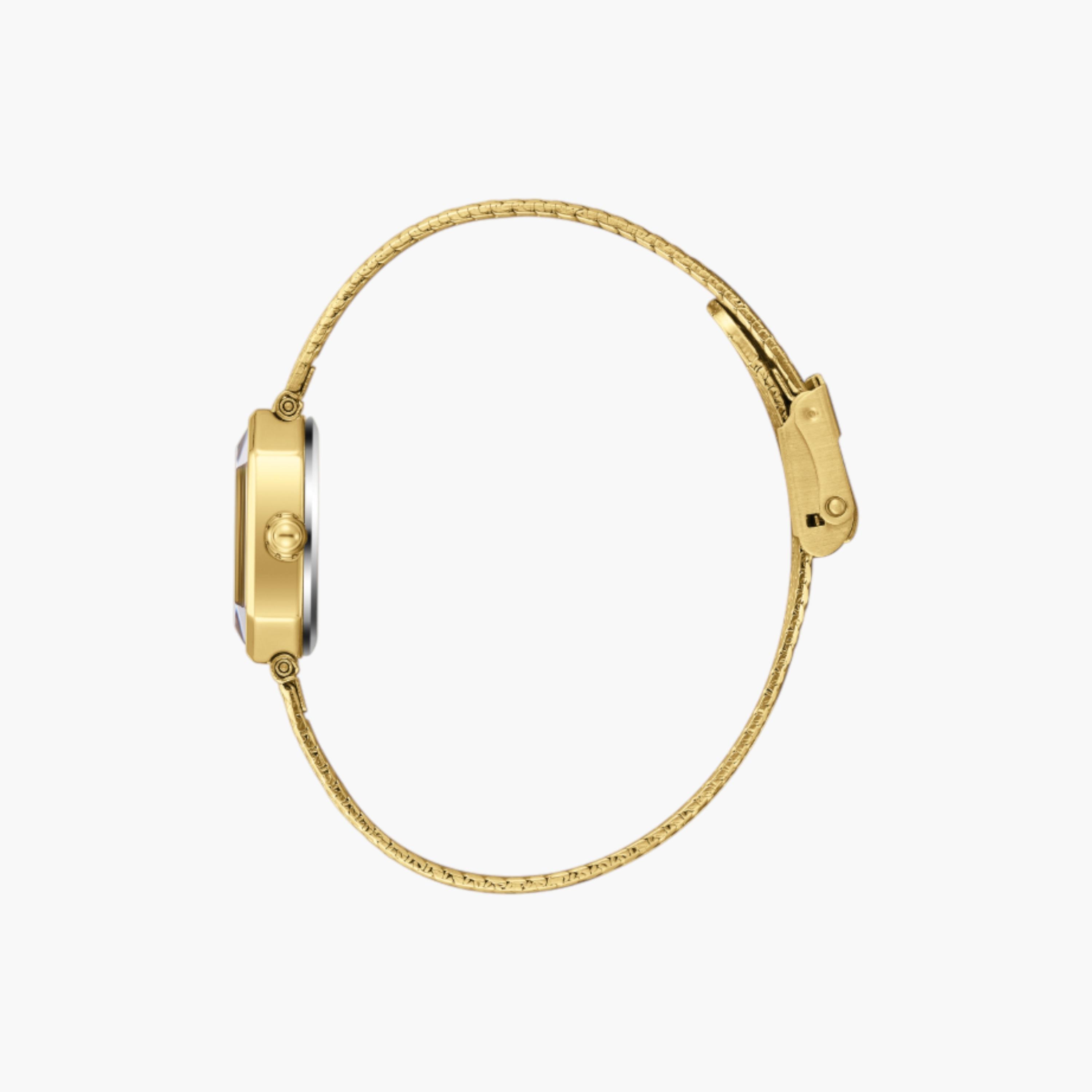 Slazenger Gold Mesh Strap Analog Watch-women-watchesandjewellery-watches-image-3