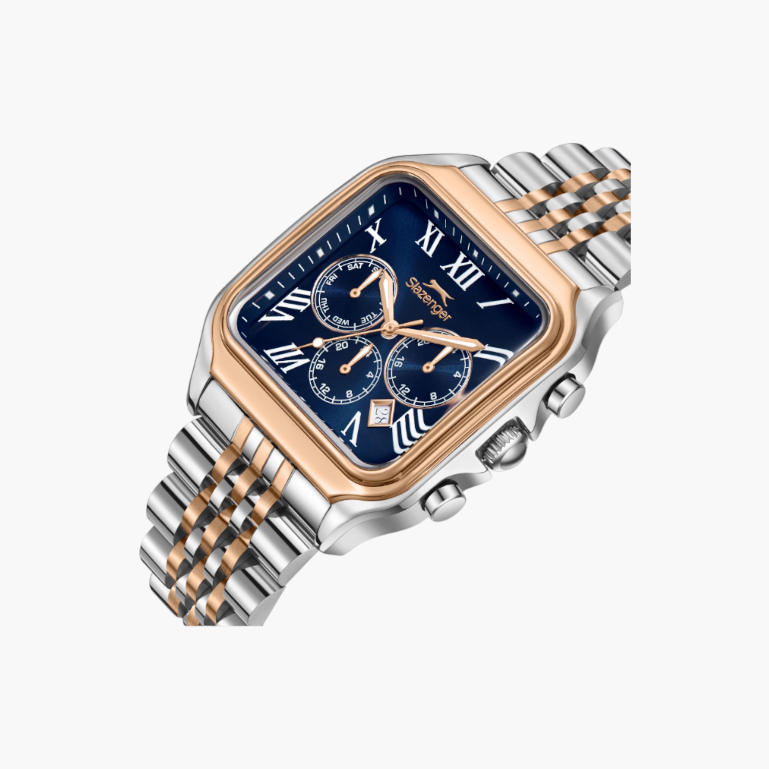Slazenger Multifunction Display Men's Watch with Metal Strap-men-watchesandjewellery-watches-image-5