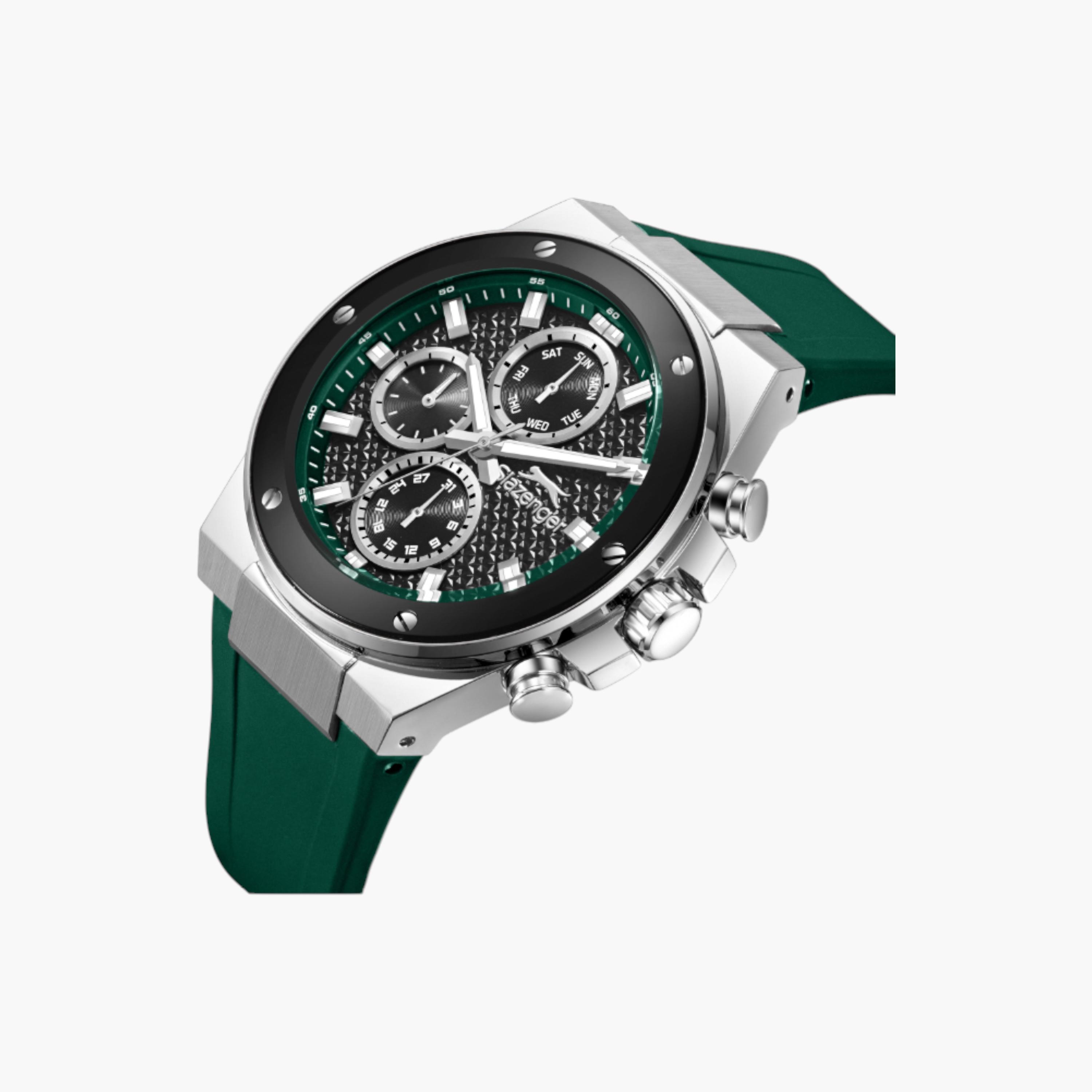سلازنجر ساعة رجالية بشاشة متعددة الوظائف وحزام سيليكون-men-watchesandjewellery-watches-image-5