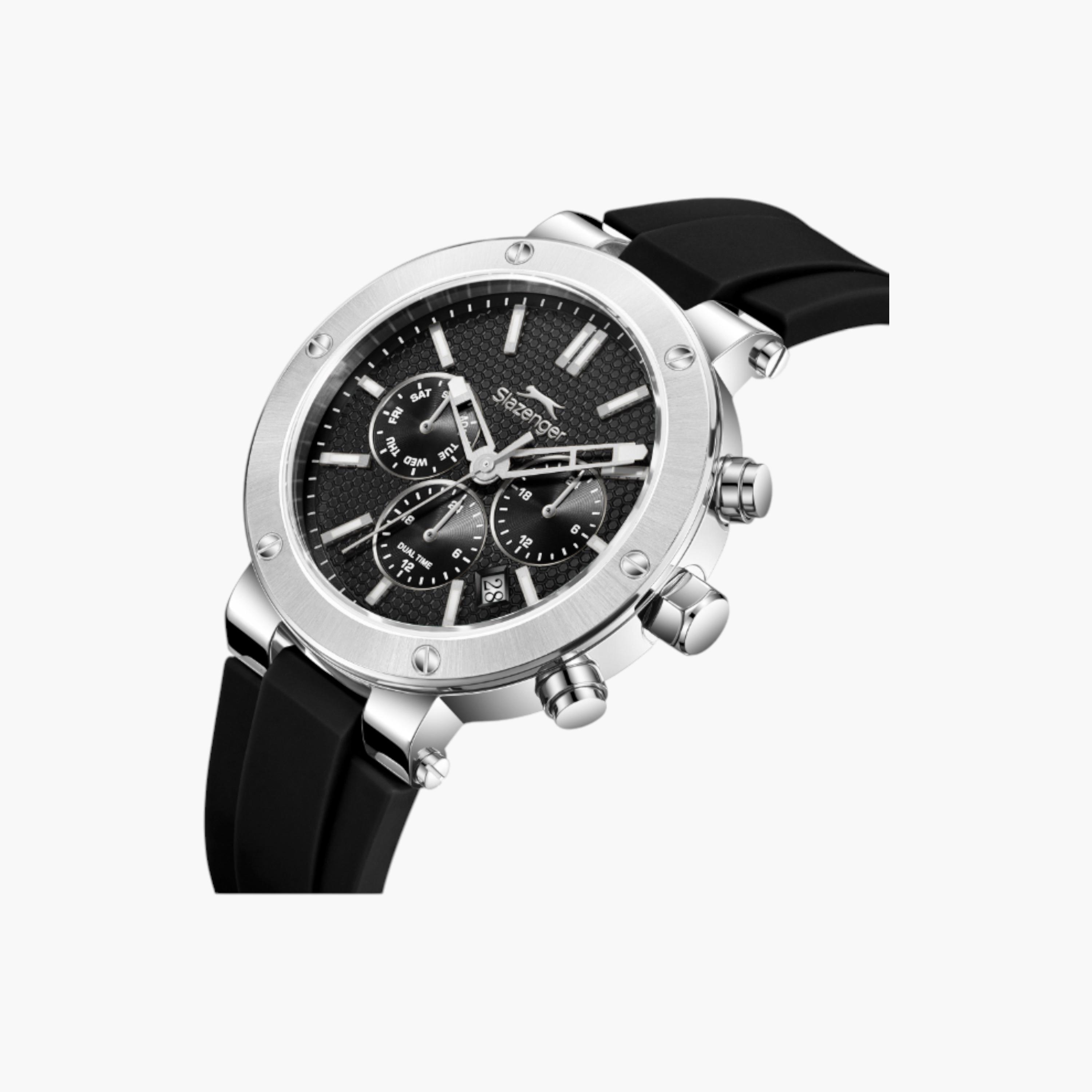سلازنجر ساعة رجالية بشاشة عرض متعددة الوظائف وحزام سيليكون-men-watchesandjewellery-watches-image-5
