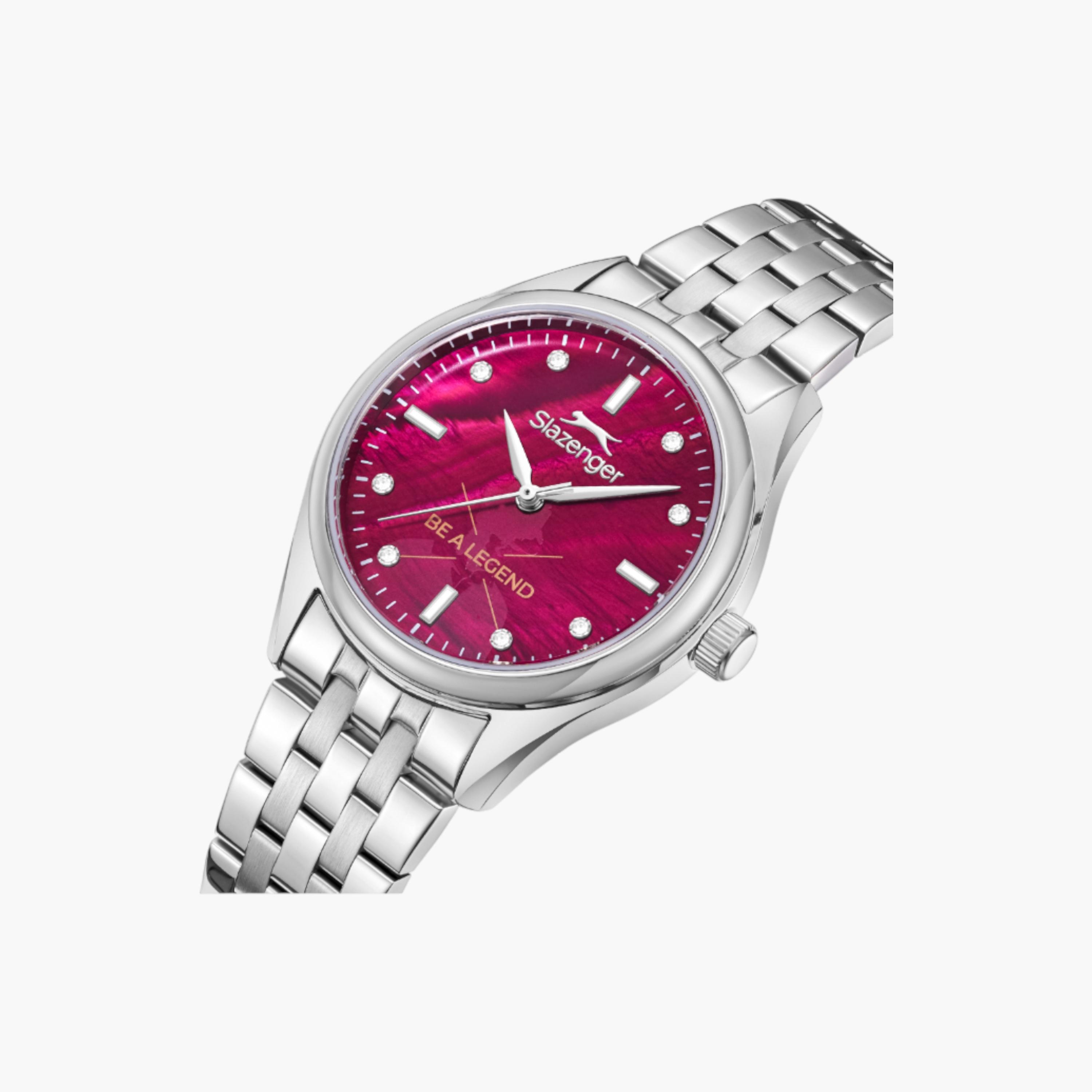 Slazenger Silver Tone Analogue Ladies Watch-women-watchesandjewellery-watches-image-2