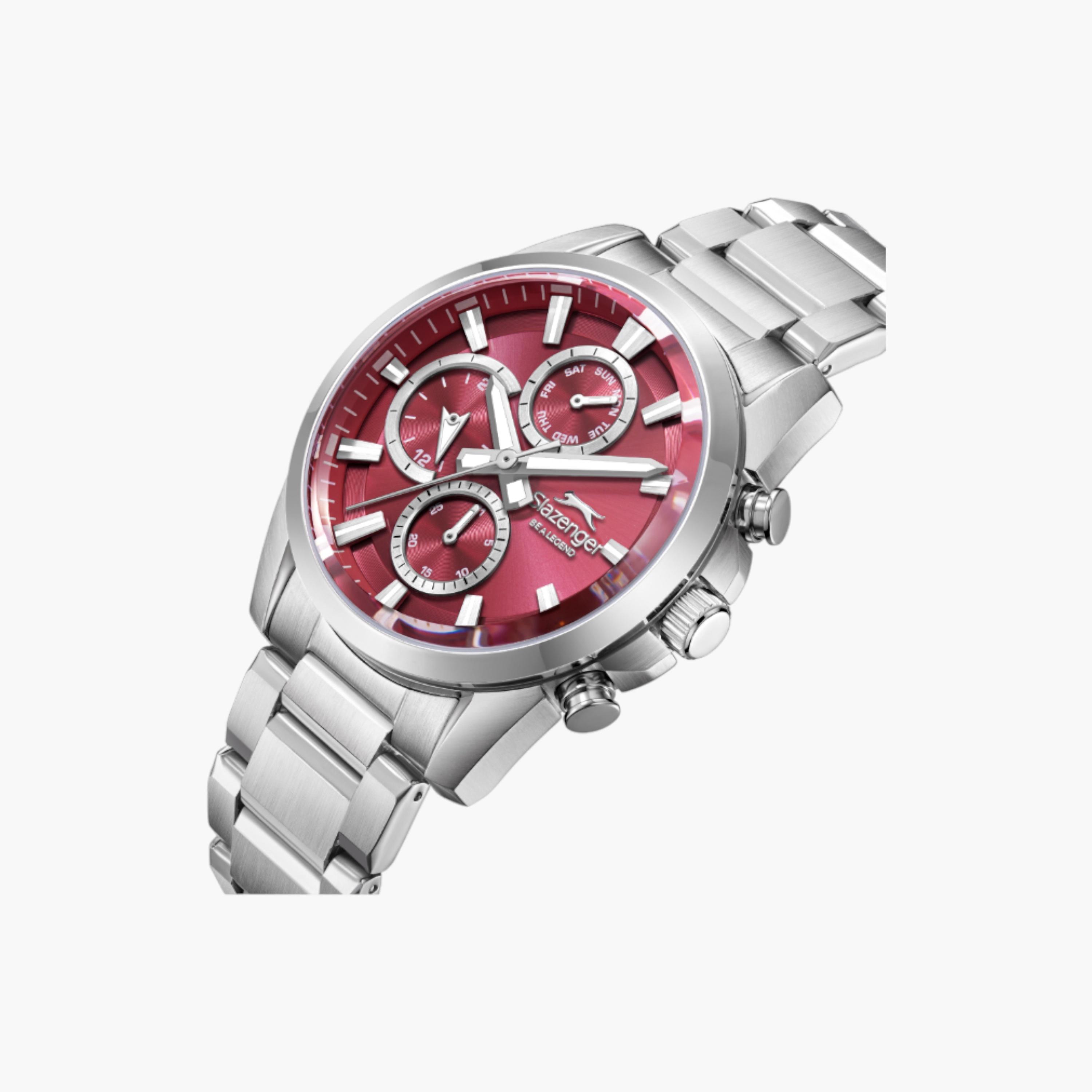 سلازنجر ساعة رجالية بوجه أحمر متعددة الوظائف-men-watchesandjewellery-watches-image-2