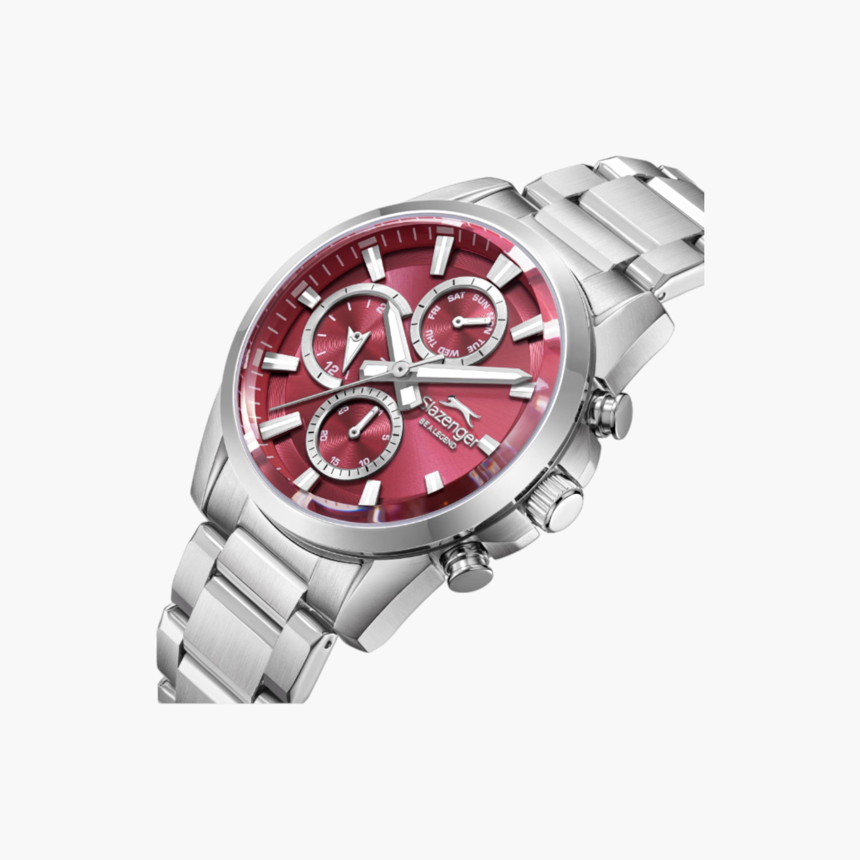 سلازنجر ساعة رجالية بوجه أحمر متعددة الوظائف-men-watchesandjewellery-watches-image-5