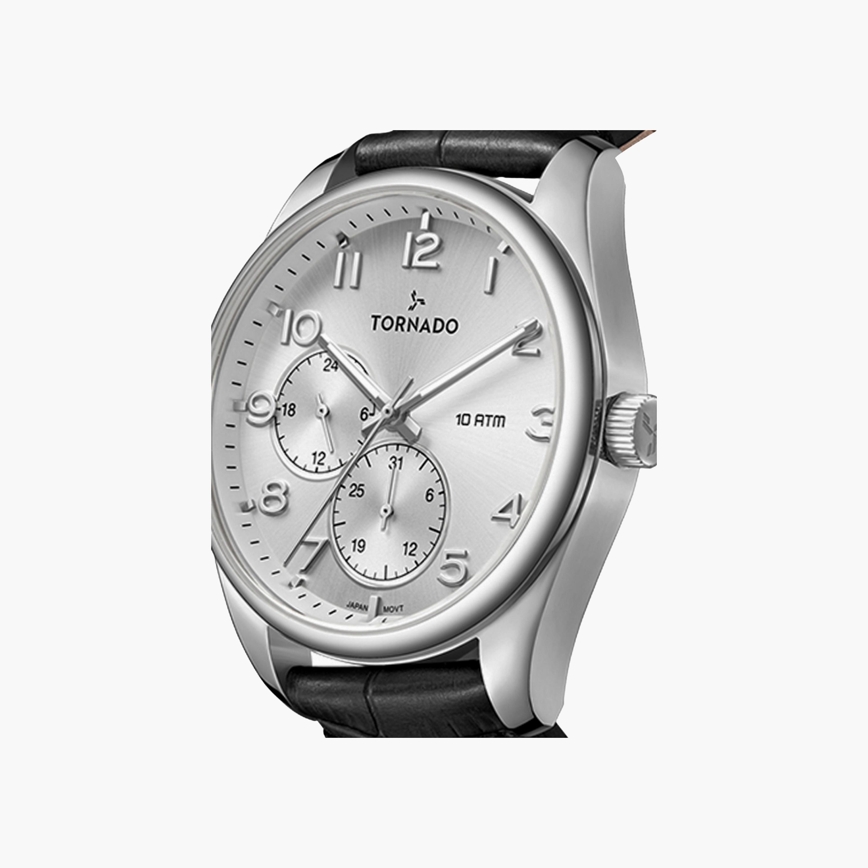 Tornado Multifunction Dial Men's Leather Watch-men-watchesandjewellery-watches-image-5