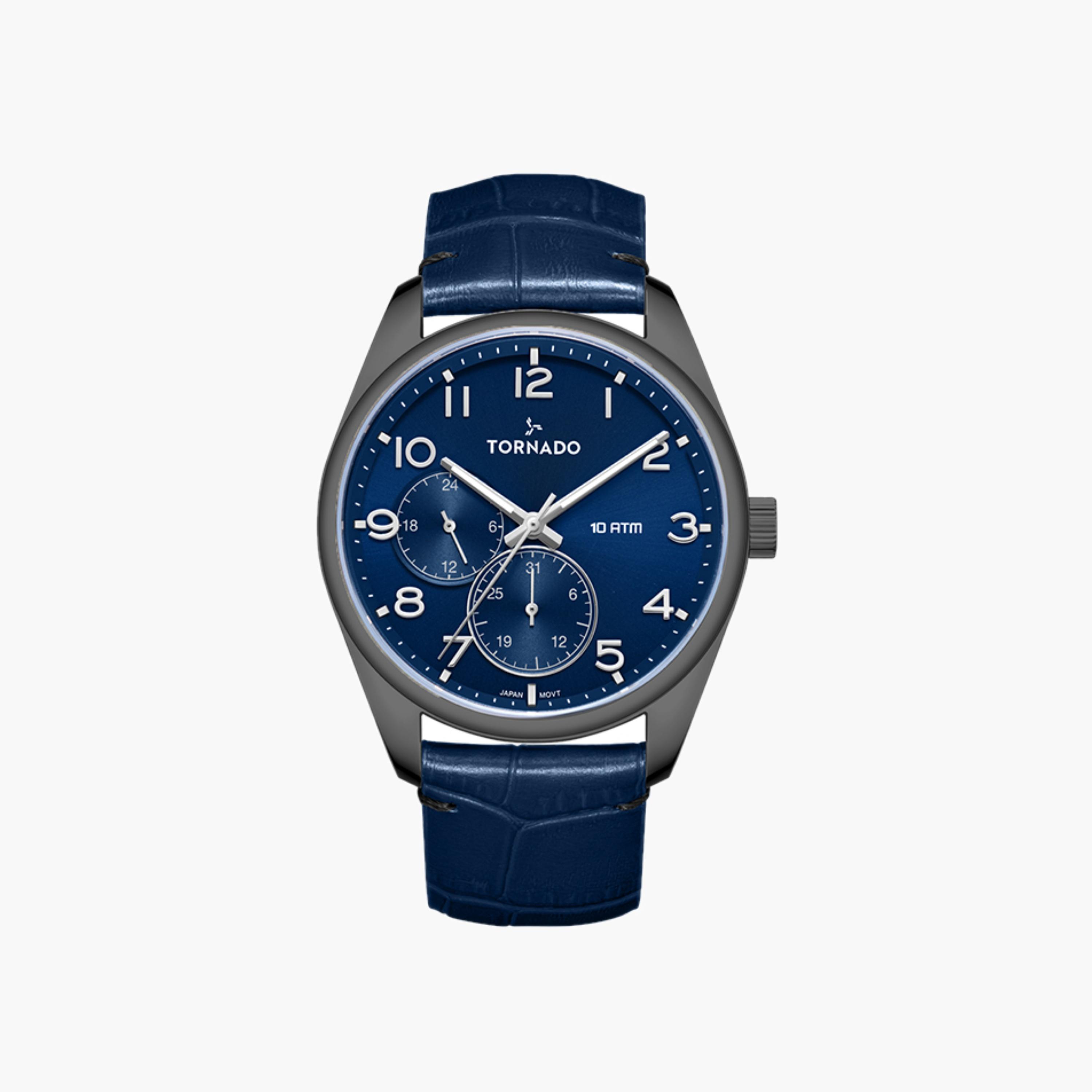 Tornado Blue Dial Men's Multi-Function Watch-men-watchesandjewellery-watches-image-1