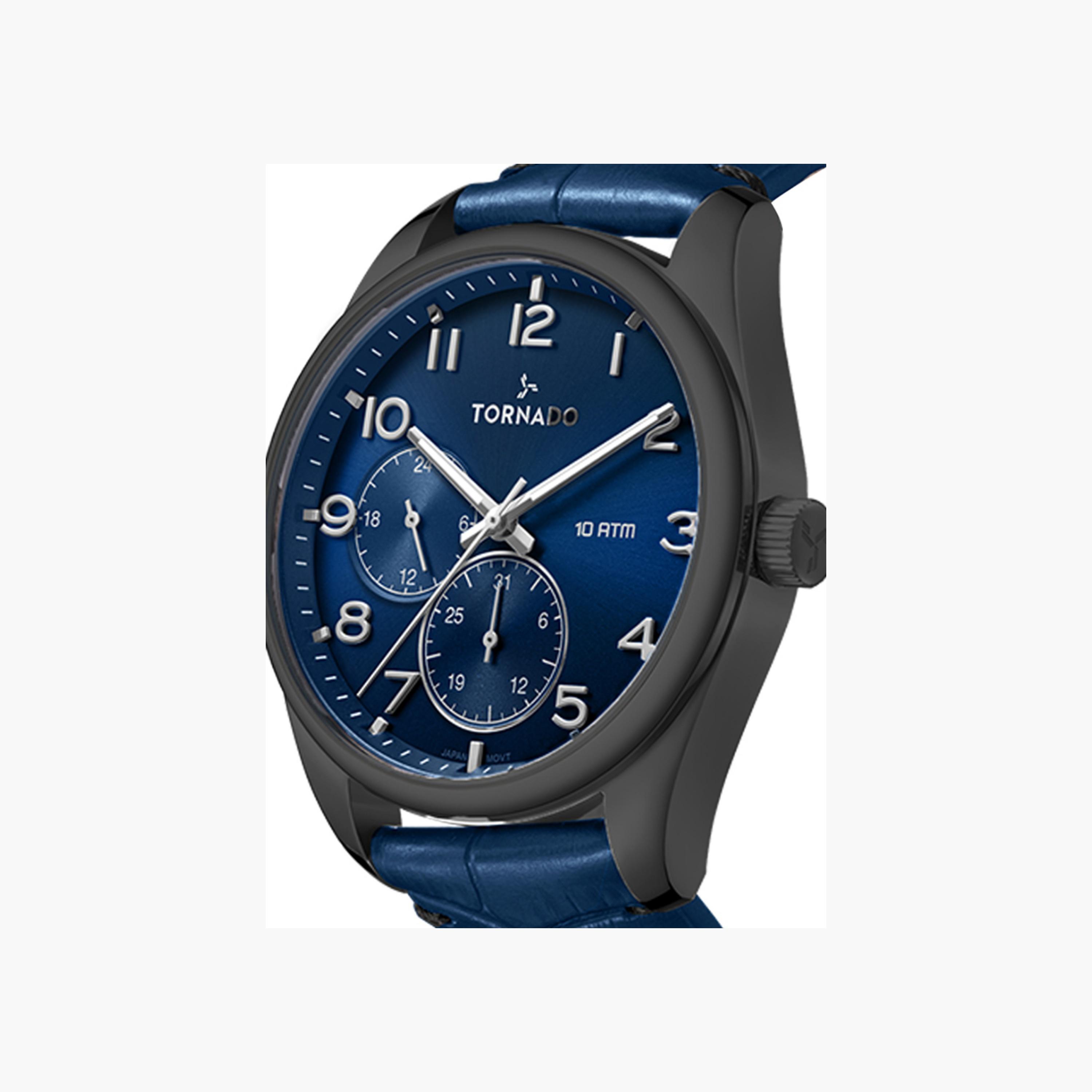 Tornado Blue Dial Men's Multi-Function Watch-men-watchesandjewellery-watches-image-2