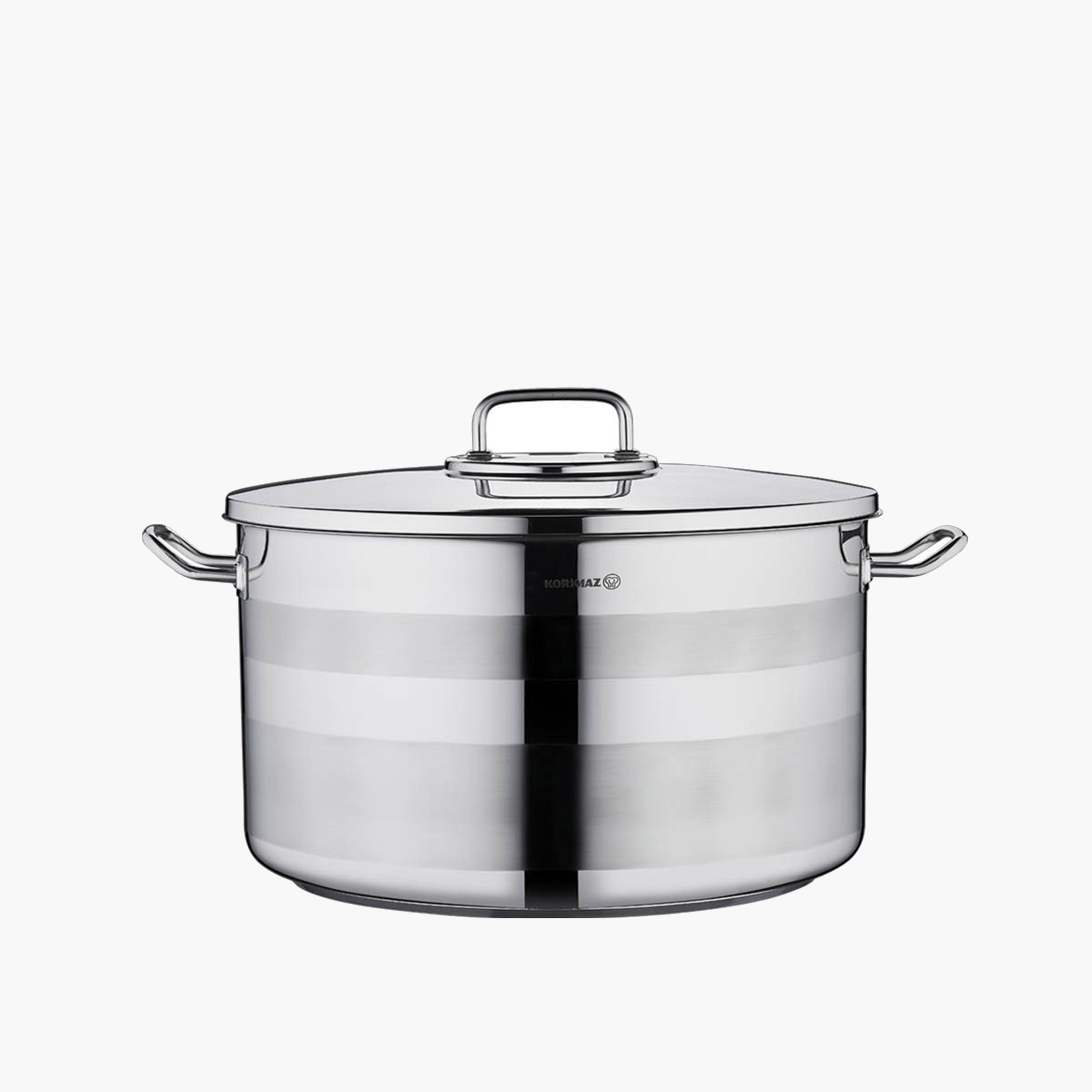 Stainless Steel Stock Pot with Lid-household-kitchen-cookware-potsandpans-image-3