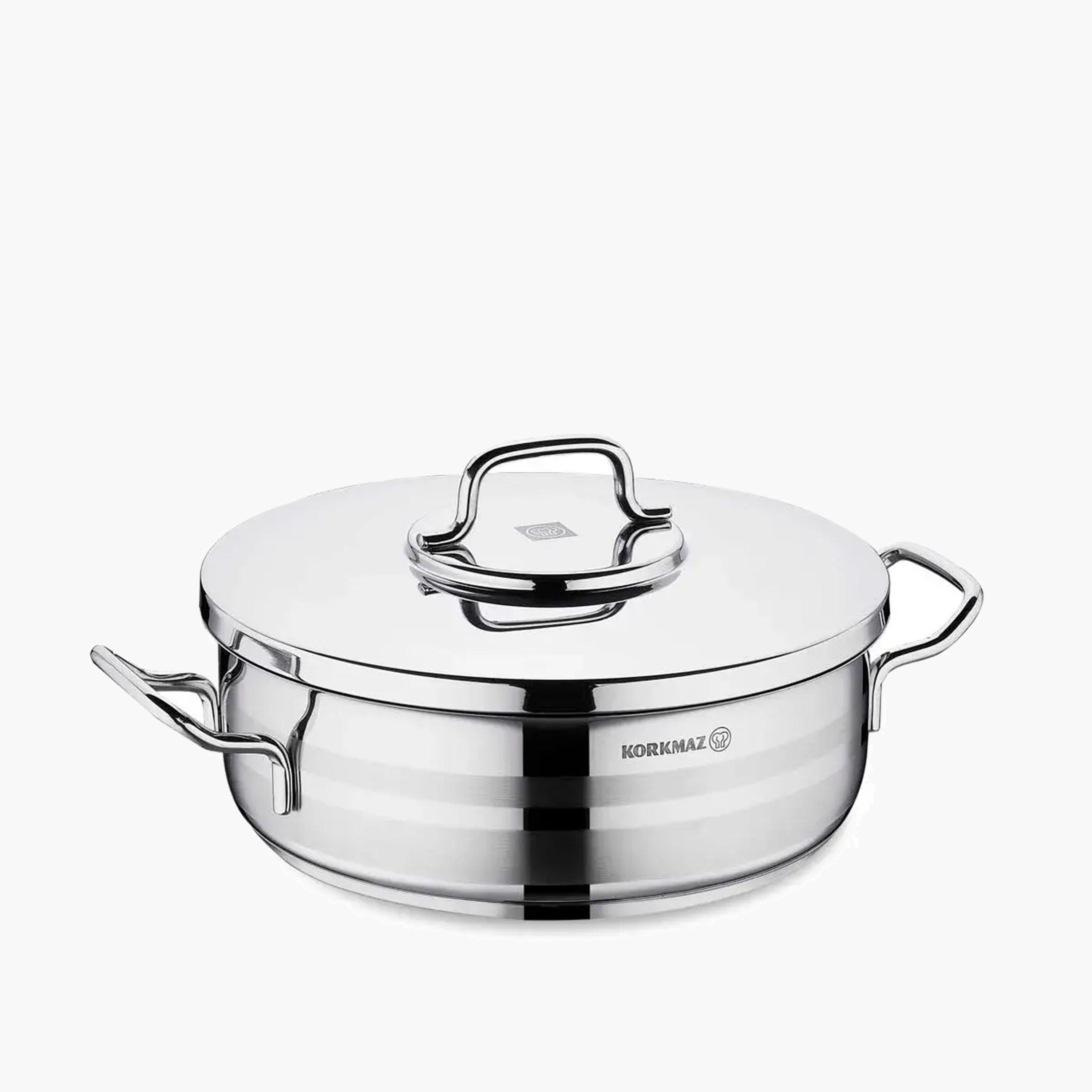 كوركماز قدر كاسرول ستانلس ستيل 32 سم-household-kitchen-cookware-potsandpans-image-1