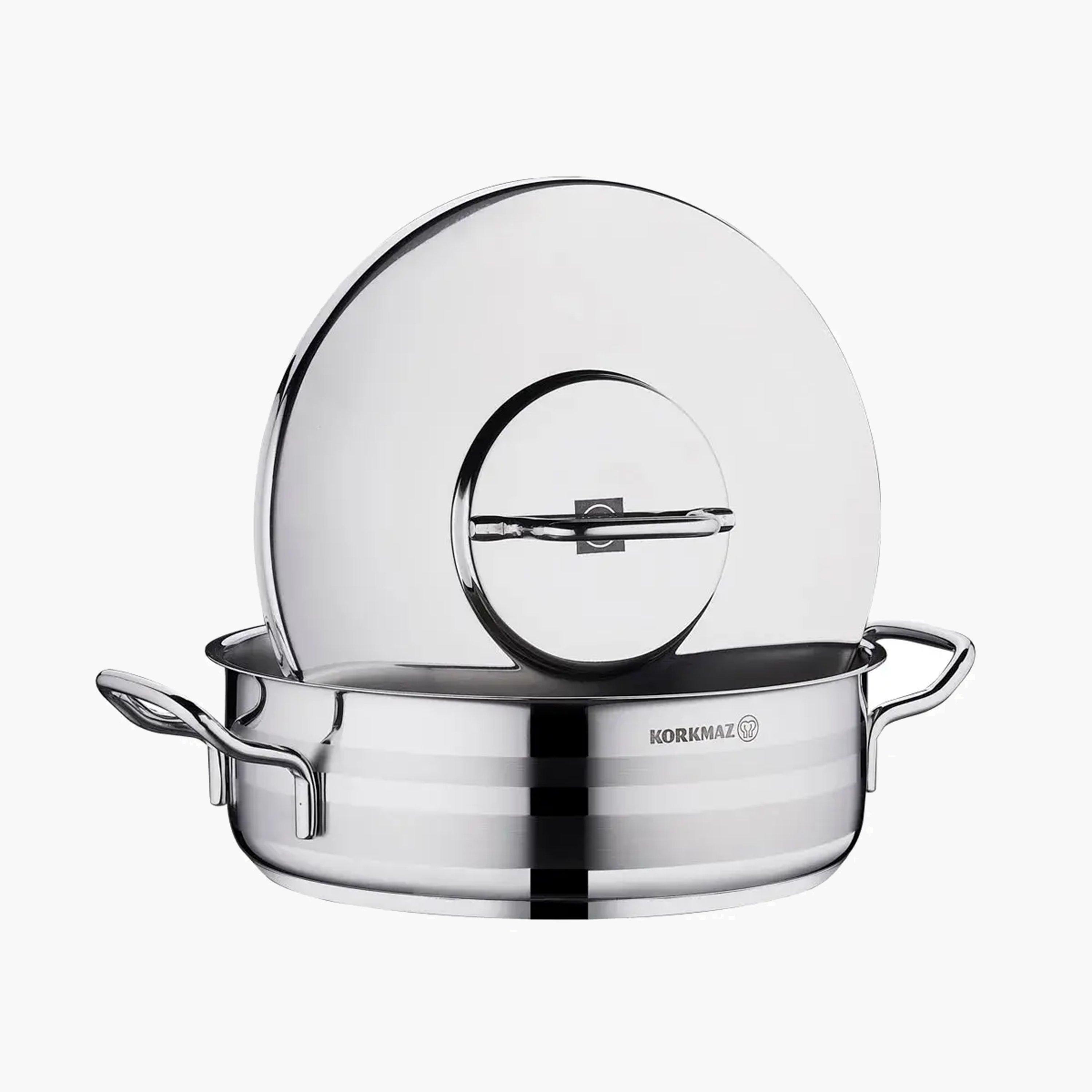 كوركماز قدر كاسرول ستانلس ستيل 32 سم-household-kitchen-cookware-potsandpans-image-3