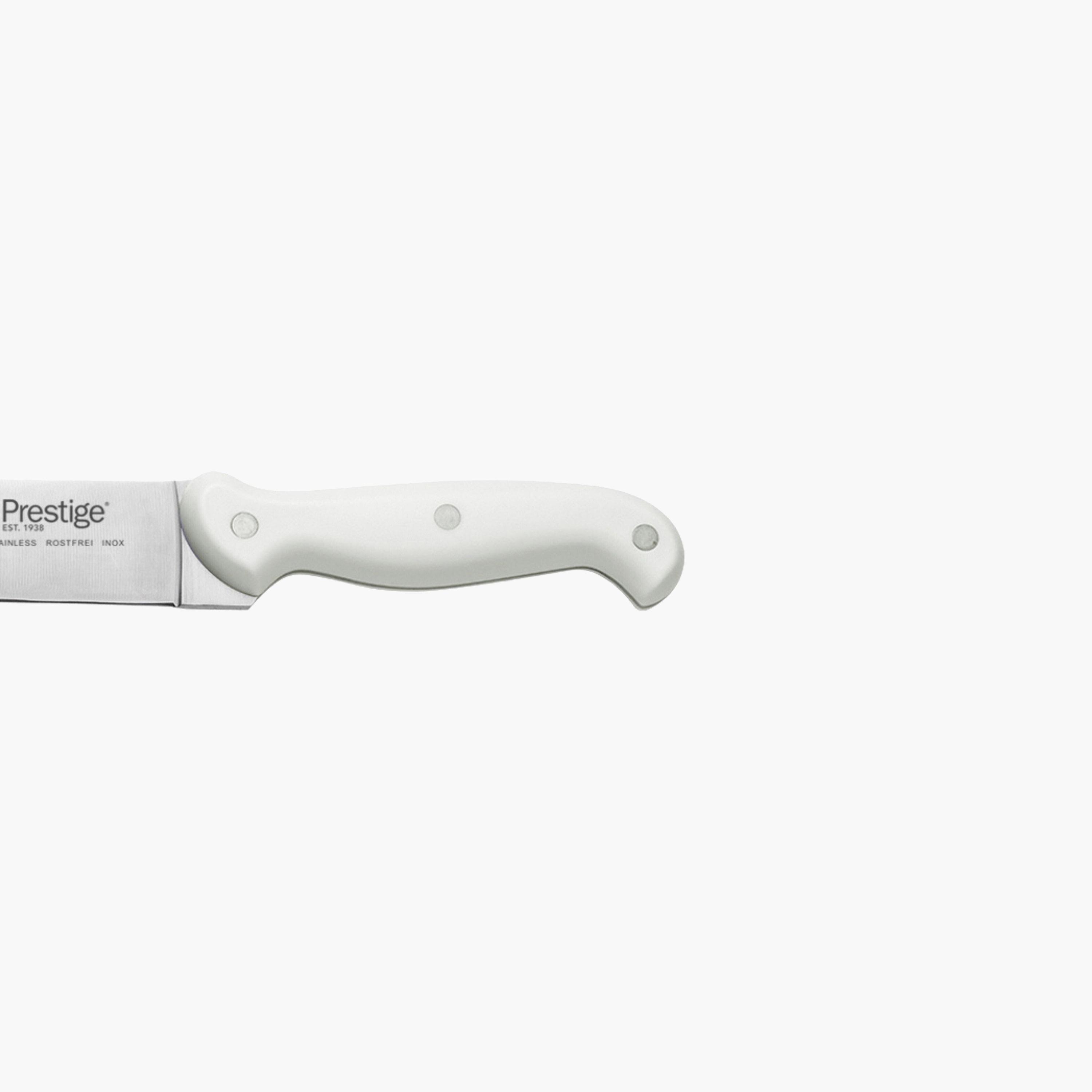 White Handle Butcher Knife-household-kitchen-kitchentoolsandutensils-knives-image-2