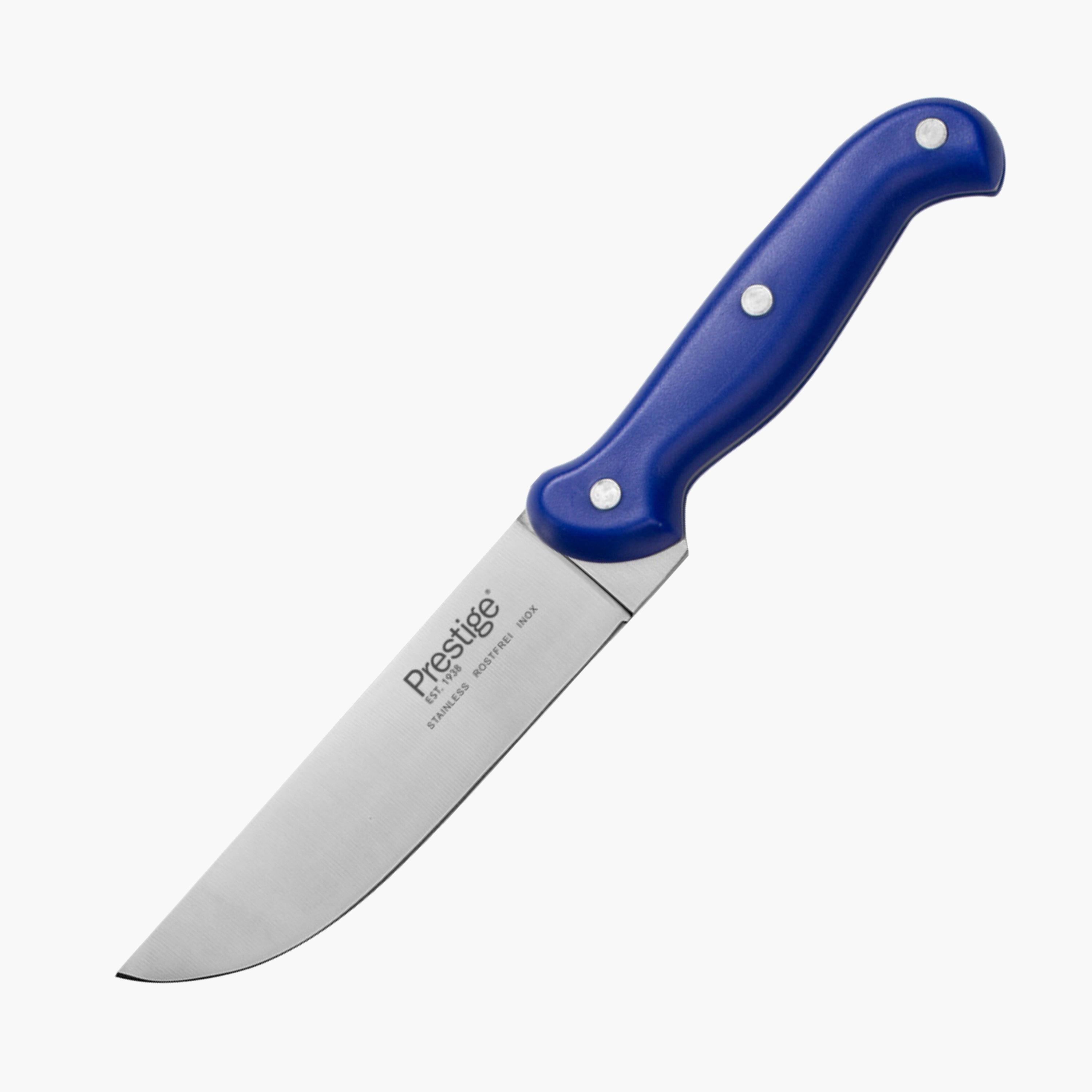 Butcher Knife Blue Handle-household-kitchen-kitchentoolsandutensils-knives-image-1