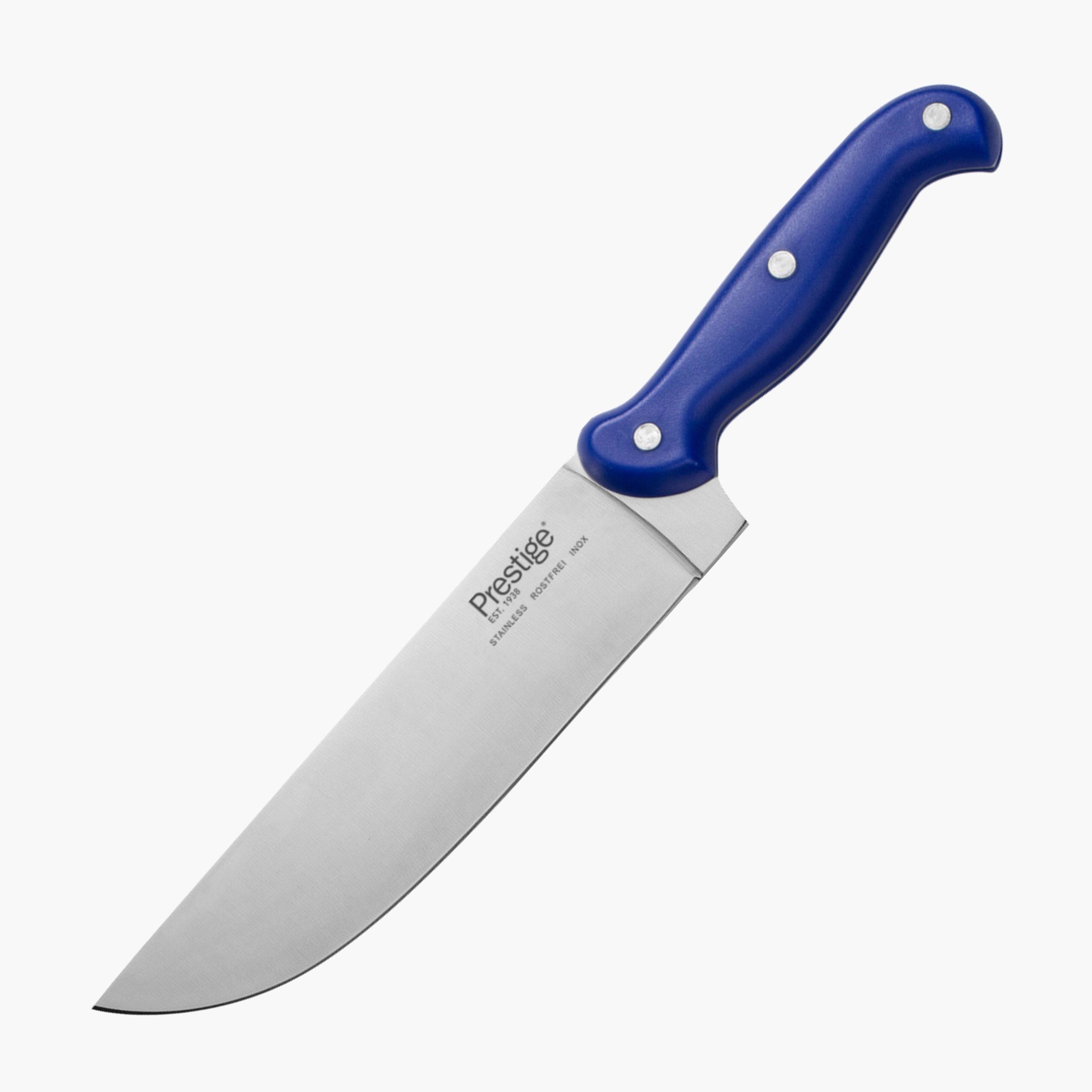 Professional Butcher Knife Blue Handle-household-kitchen-kitchentoolsandutensils-knives-image-1